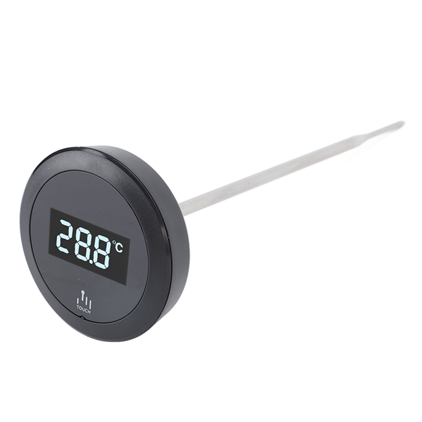 Digital Touch Screen Thermometer IP65 Waterproof Thermometer with Stainless Steel Probe Backlight for Coffee Milk Pot Kettle Temperature Measurement - Image 6