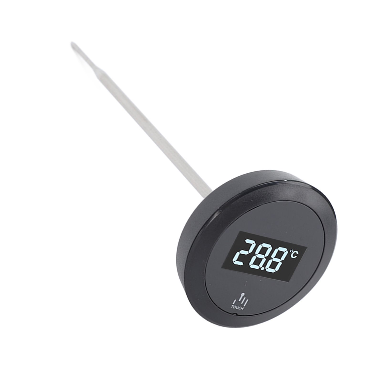 Digital Touch Screen Thermometer IP65 Waterproof Thermometer with Stainless Steel Probe Backlight for Coffee Milk Pot Kettle Temperature Measurement - Image 8