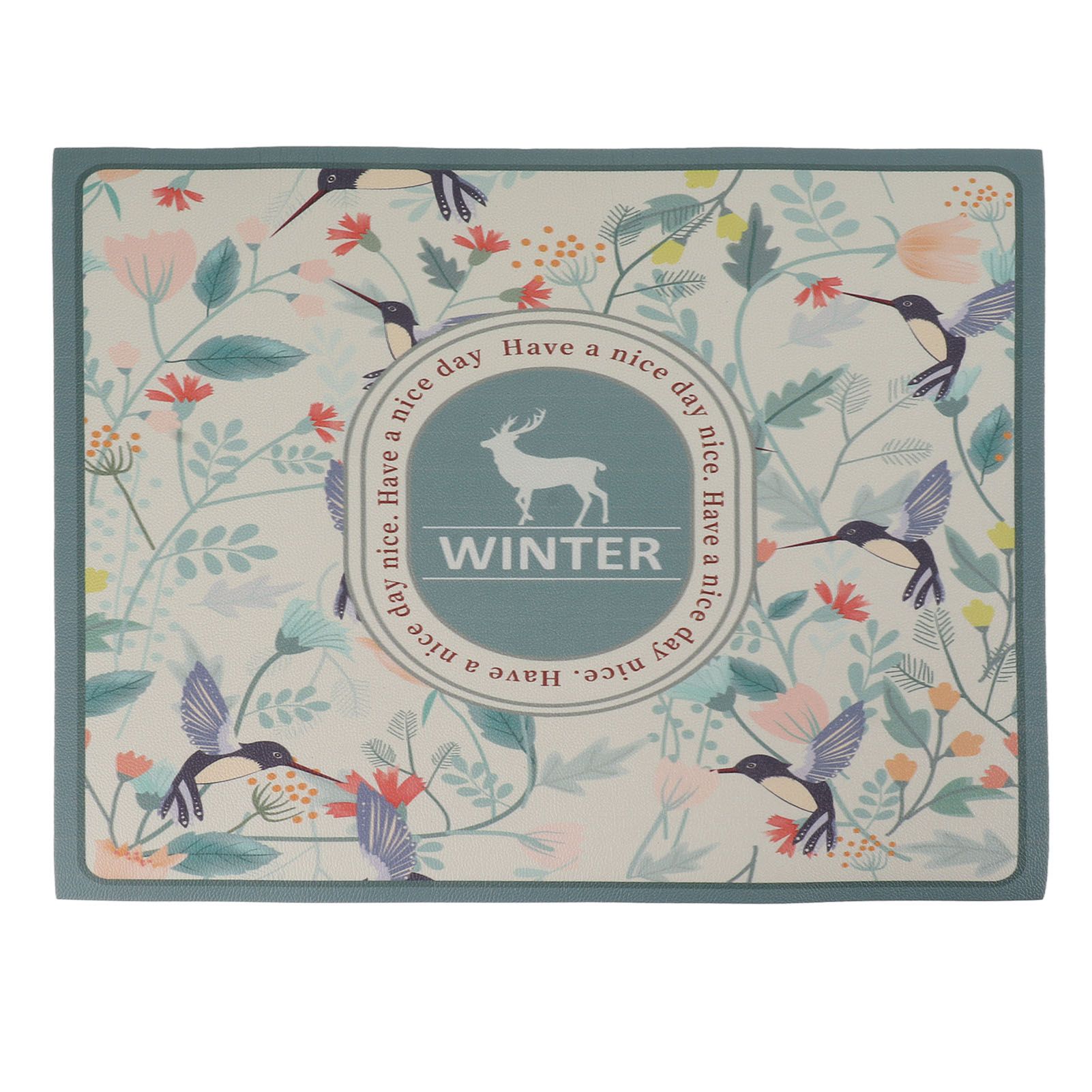 Coffee Maker Mat Absorbent Spill Proof Waterproof Scratch Resistance Coffee Table Mat for Countertops 40x50cm / 15.7x19.7in - Image 1