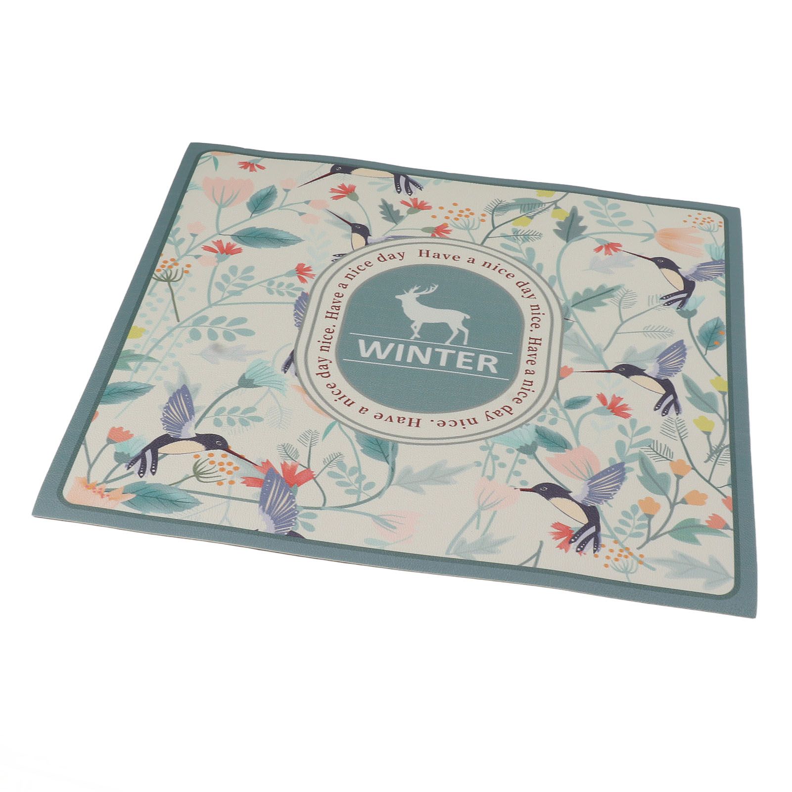 Coffee Maker Mat Absorbent Spill Proof Waterproof Scratch Resistance Coffee Table Mat for Countertops 40x50cm / 15.7x19.7in - Image 2