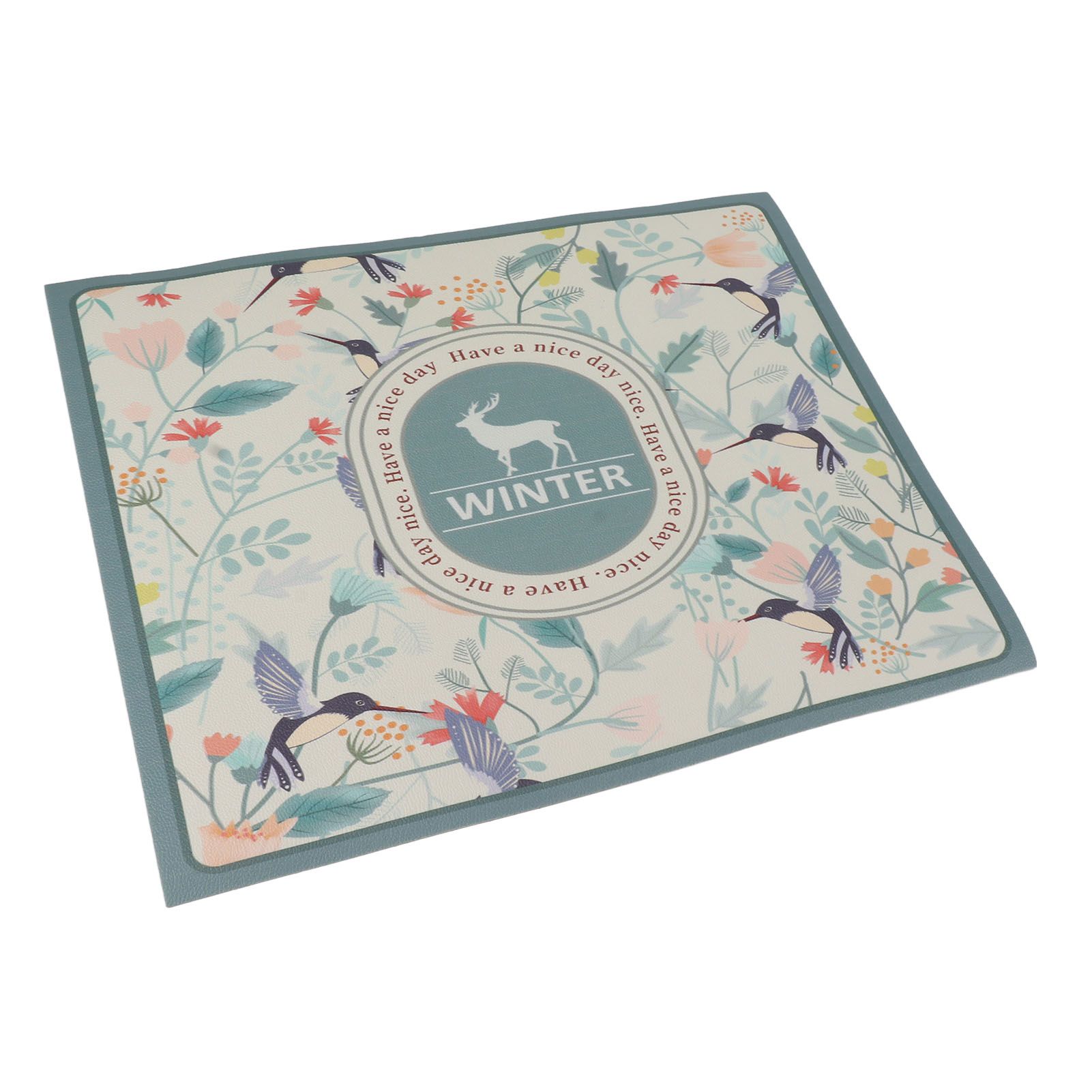 Coffee Maker Mat Absorbent Spill Proof Waterproof Scratch Resistance Coffee Table Mat for Countertops 40x50cm / 15.7x19.7in - Image 4