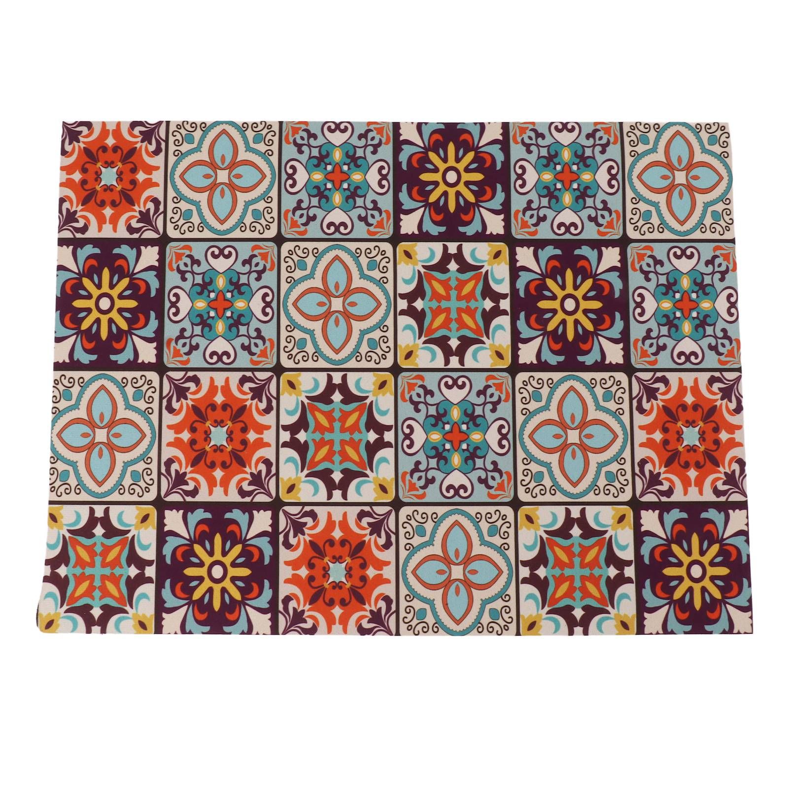 Coffee Bar Mat 3.5mm Thick Bright Colors Anti Slip Rubber Backed Waterproof Dish Drying Mat for Kitchen Dining Room 11.8in Wide and 15.7in Long - Image 1
