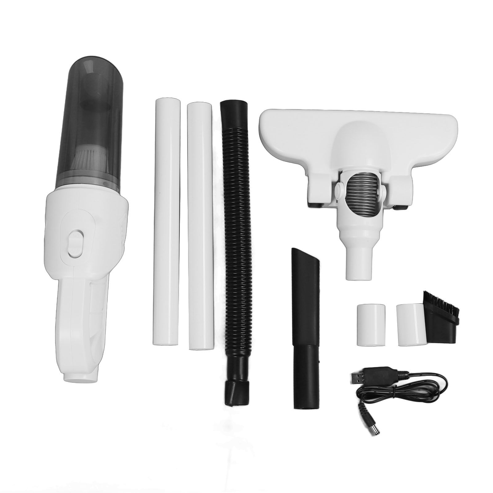 Home Lightweight Stick Vacuum Cleaner Powerful Suction Cordless Multi Surfaces Lightweight 2 in 1 Handheld Vacuum White - Image 1