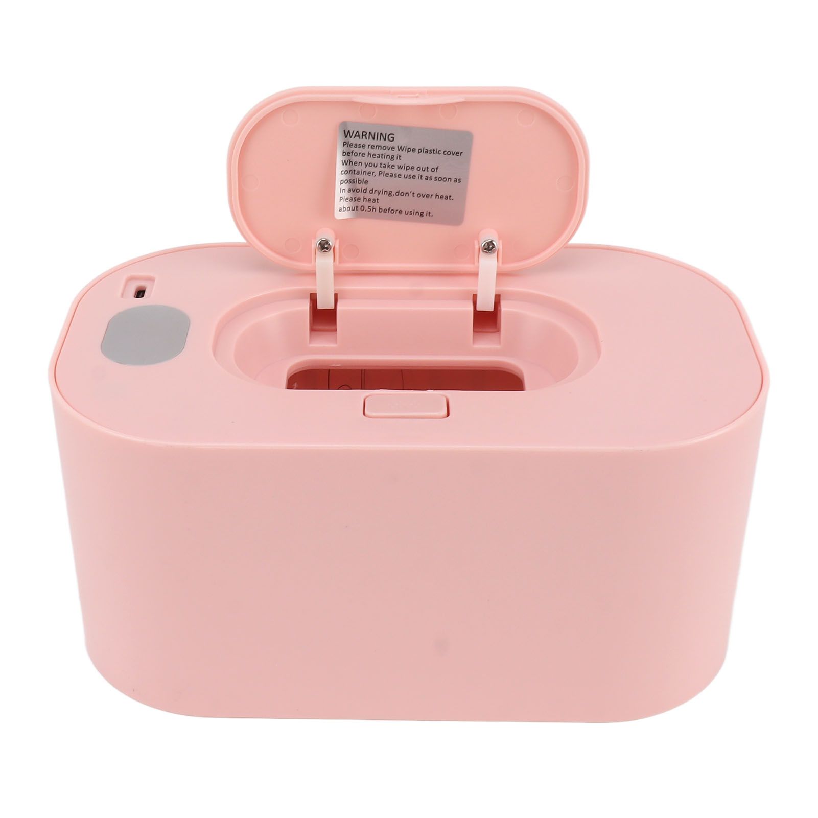 Wipe Warmer Wet Wipe Dispenser USB Powered Constant Temperature Large Capacity with Display Wipe Heater for Infants Pink - Image 3