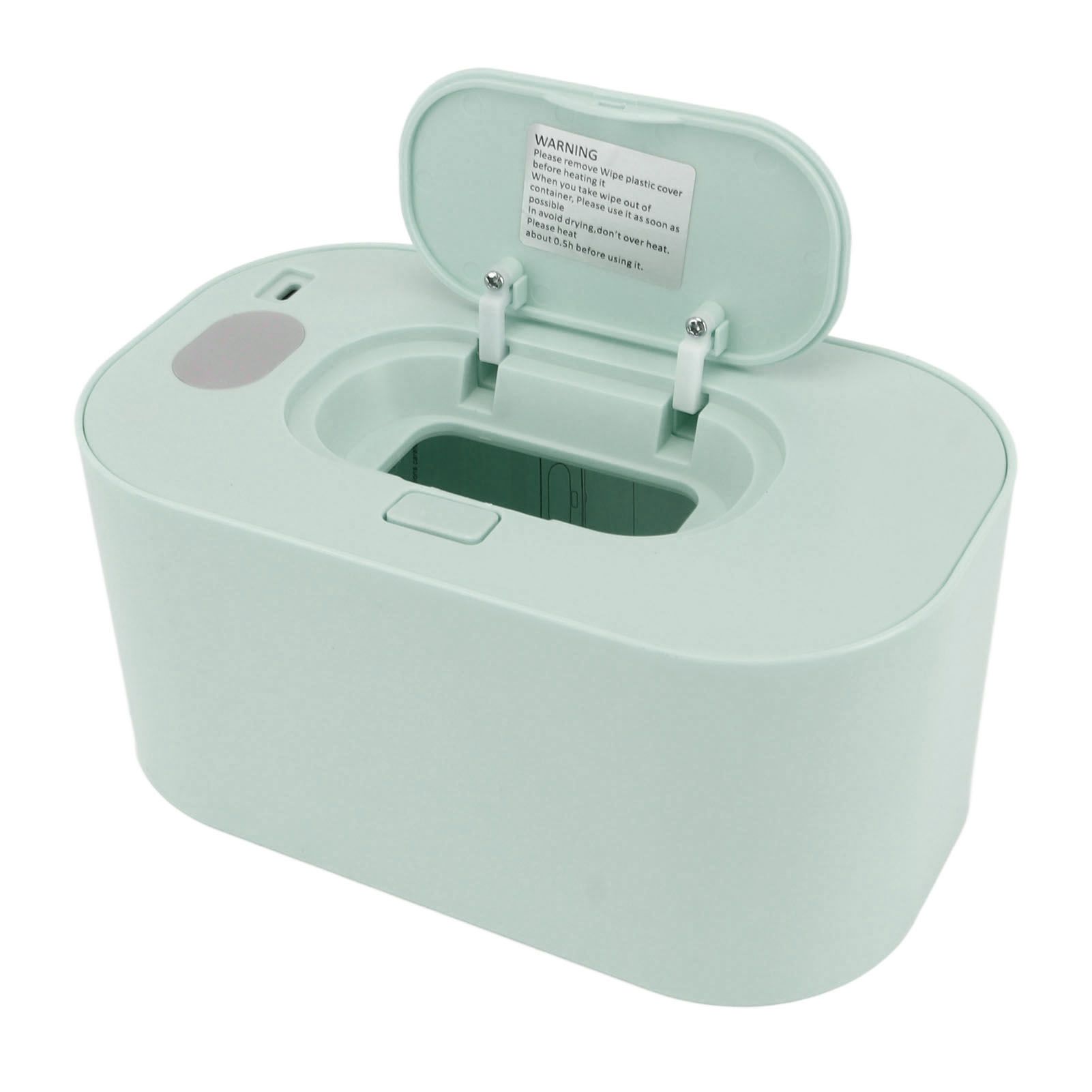 Wipe Warmer Wet Wipe Dispenser USB Powered Constant Temperature Large Capacity with Display Wipe Heater for Infants Green - Image 2