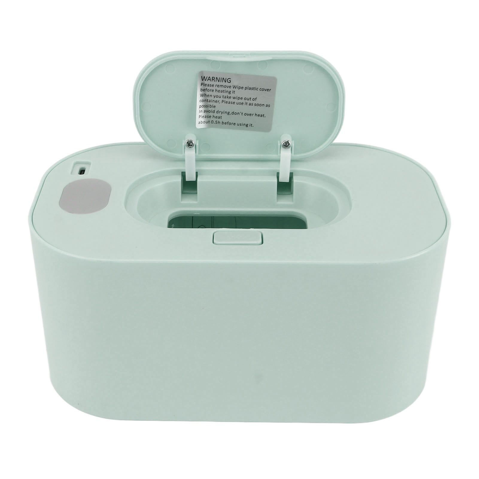 Wipe Warmer Wet Wipe Dispenser USB Powered Constant Temperature Large Capacity with Display Wipe Heater for Infants Green - Image 3