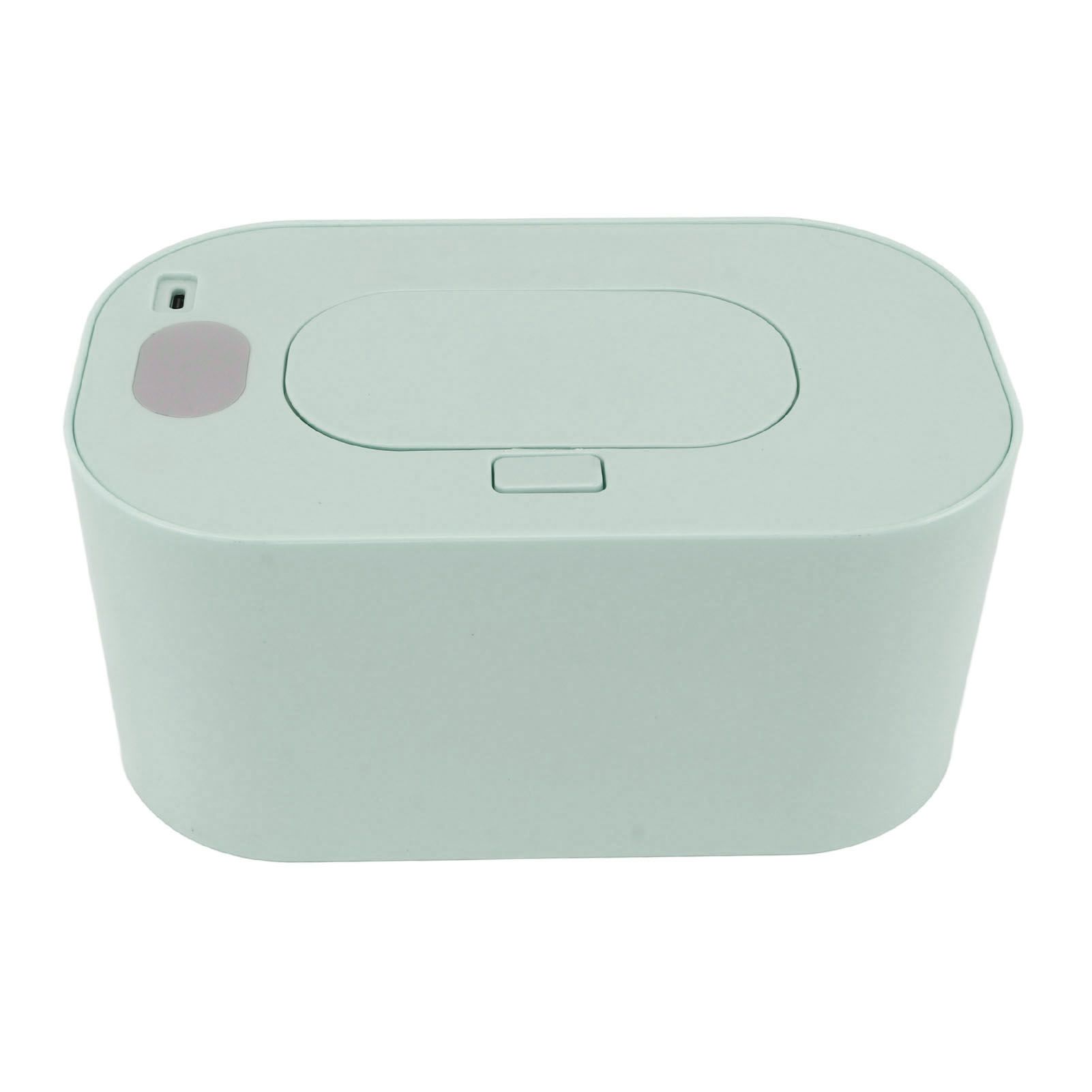 Wipe Warmer Wet Wipe Dispenser USB Powered Constant Temperature Large Capacity with Display Wipe Heater for Infants Green - Image 5