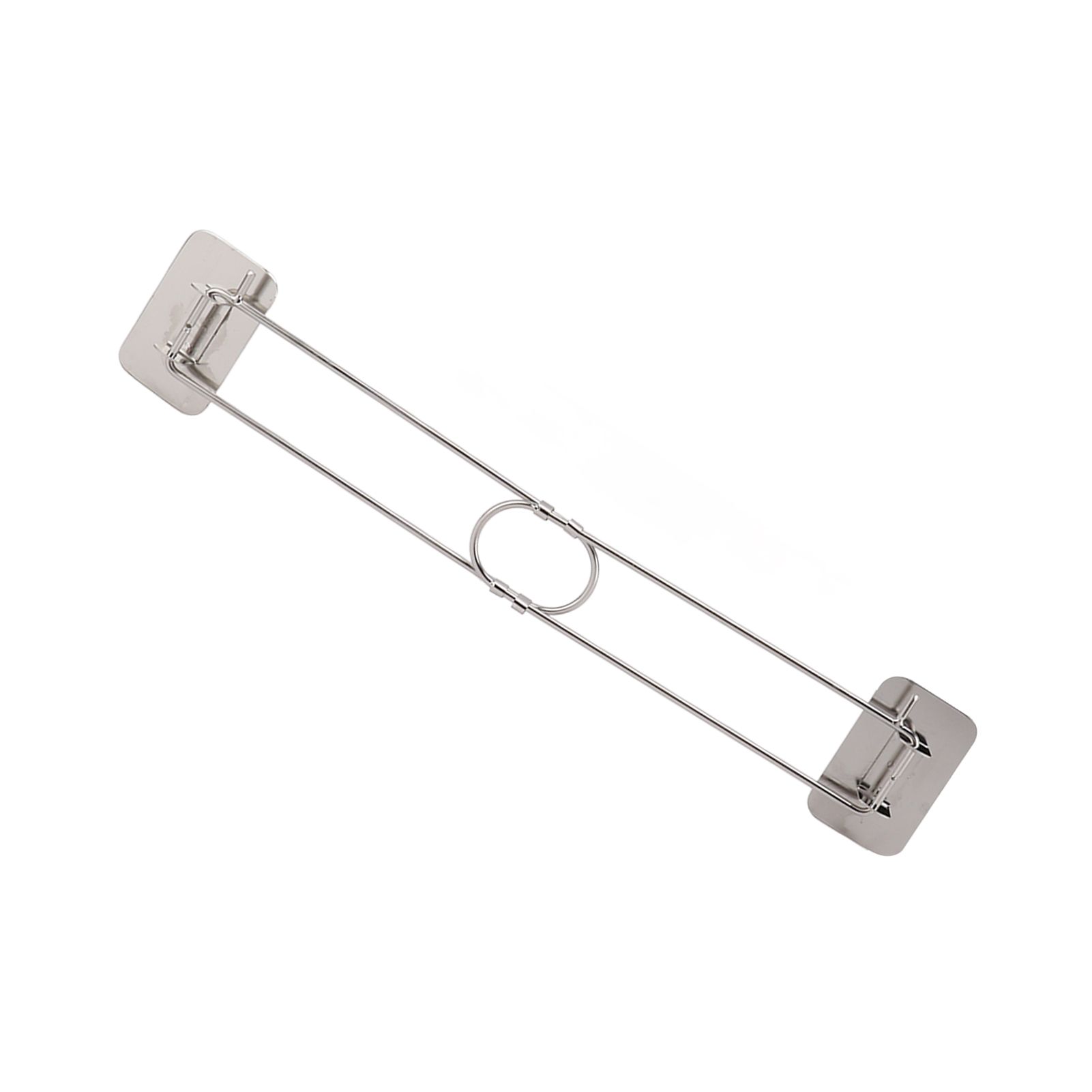 RV Corner Storage Bar Stainless Steel Adjustable Steel Rod with Hook for Securing - Image 5