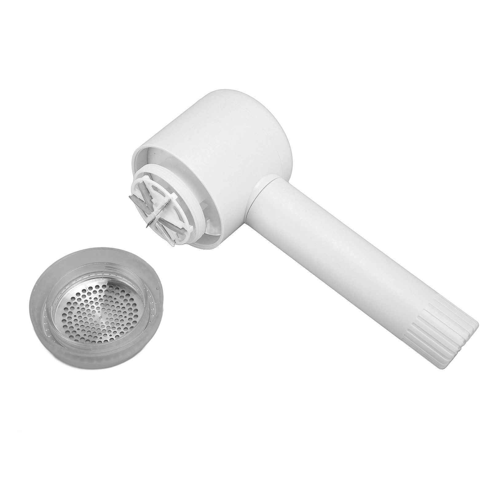 Electric Lint Shaver Fuzz Removing 6 Blades High Efficiency Lint Roller Fabric Defuzzer for Clothes Carpet Couch White - Image 5