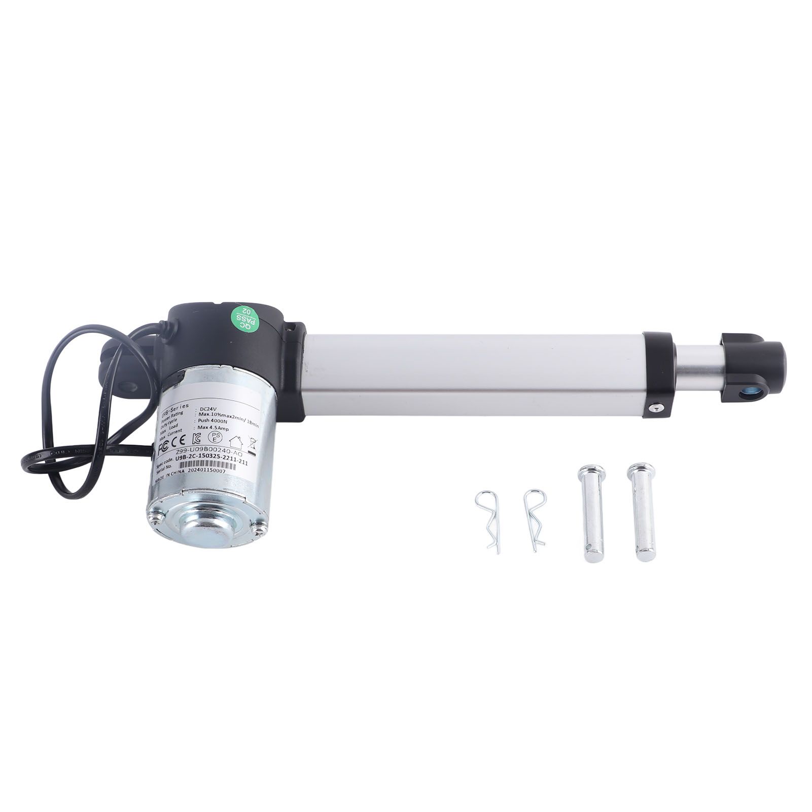 DC 24V 150mm Stroke Linear Actuator Maximum Load 4000N Heavy Duty Weather Resistant for Electric Sofa Massage Chair - Image 1