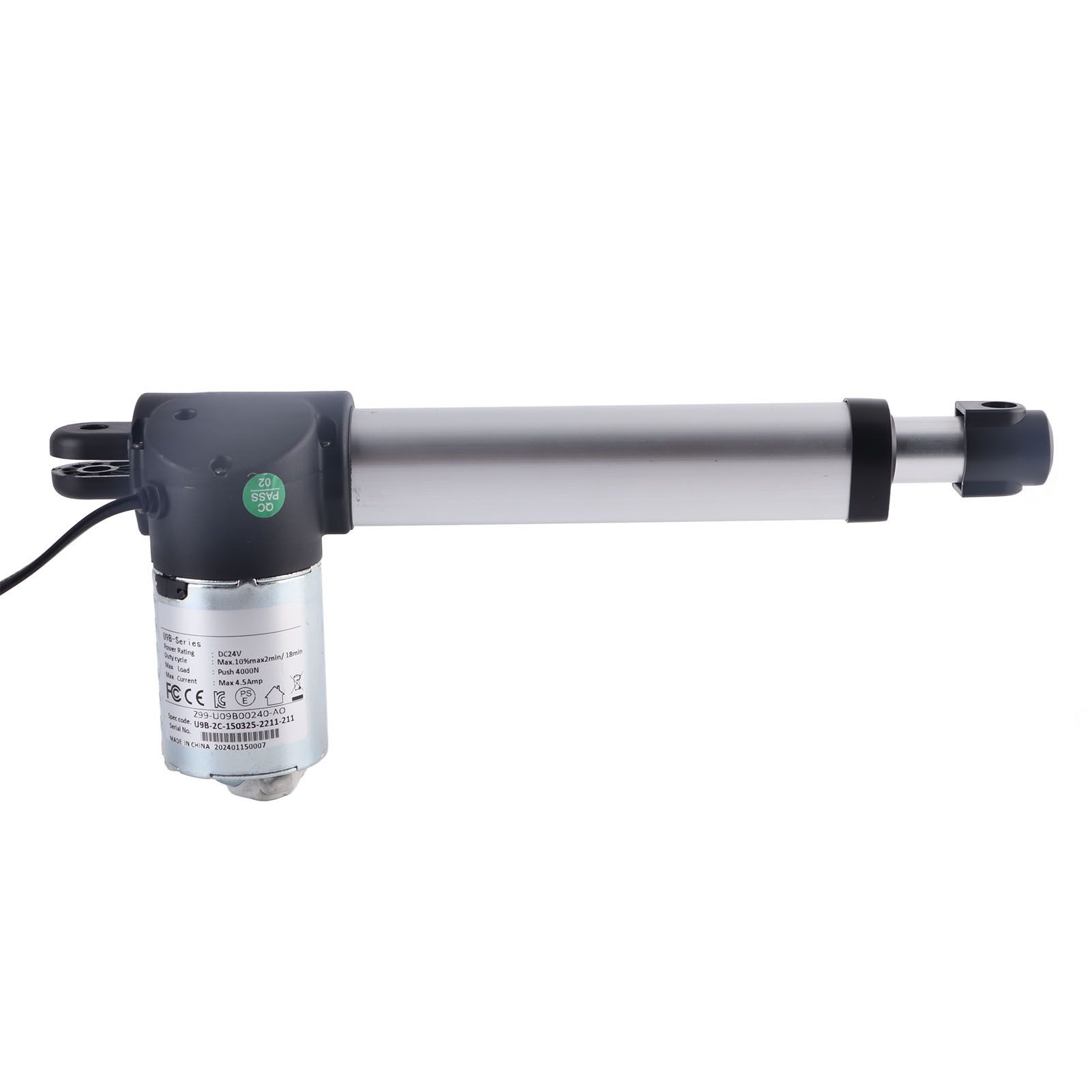 DC 24V 150mm Stroke Linear Actuator Maximum Load 4000N Heavy Duty Weather Resistant for Electric Sofa Massage Chair - Image 2