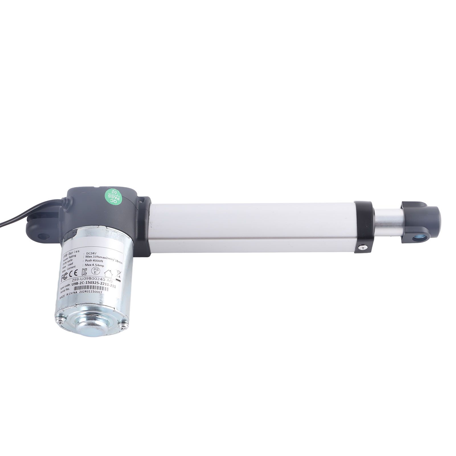 DC 24V 150mm Stroke Linear Actuator Maximum Load 4000N Heavy Duty Weather Resistant for Electric Sofa Massage Chair - Image 4