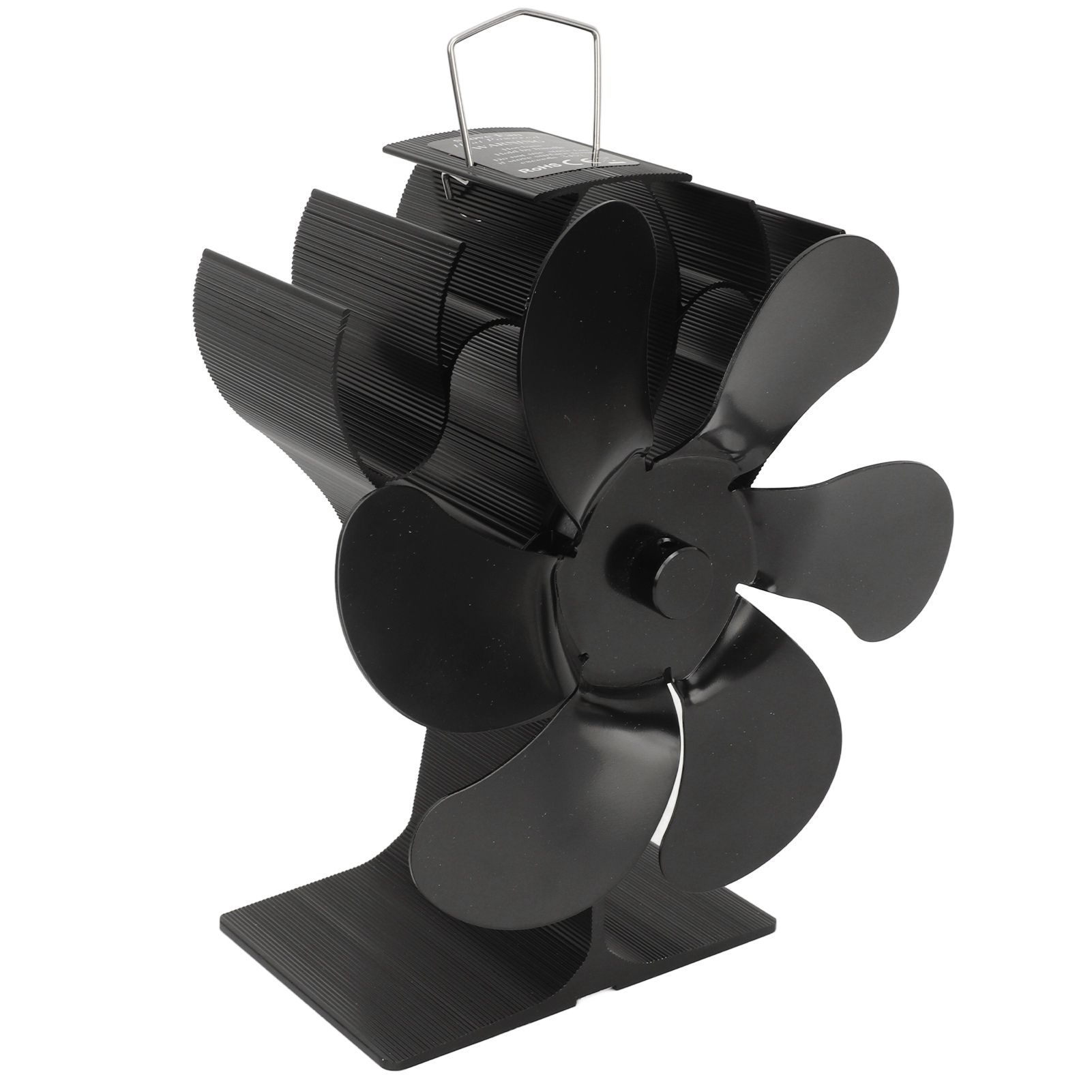 Stove Fan 6 Blades Fireplace Fan Heat Powered Fast Warm Circulation Quiet Heat Resistant Thermoeletric Fan for Log Burner Home - Image 7