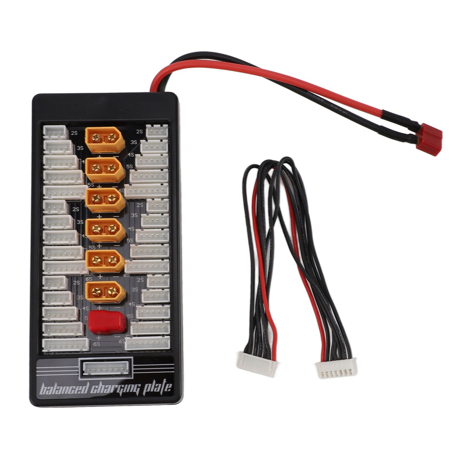 LiPo Charging Board Highly Efficient Stable Safe XT60 Plug Heat Resistant Lipo Parallel Charging Board for Electric Vehicle Toys - Image 1