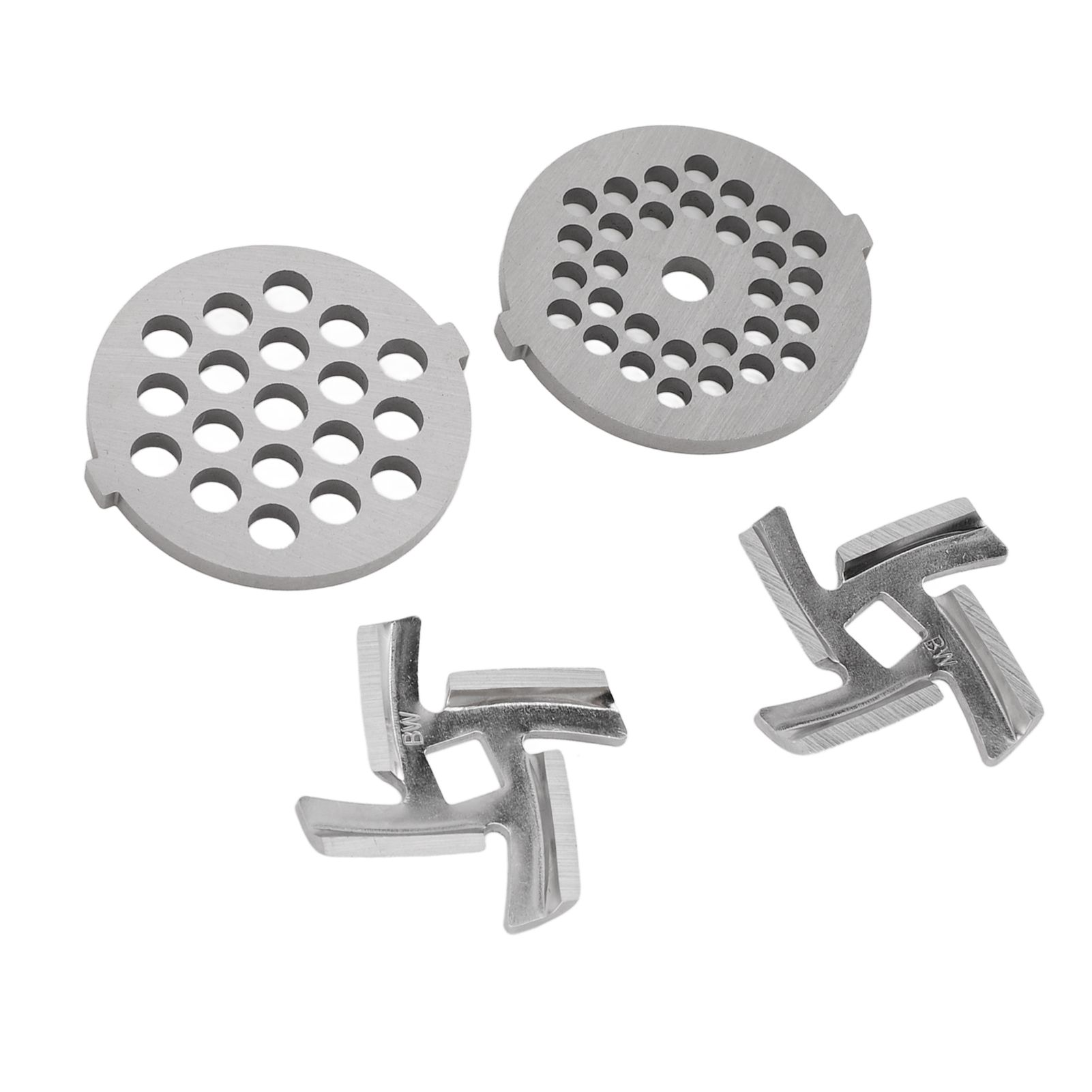 Stainless Steel Meat Grinder Plate Discs Grinding Blades for Food Grinder Attachment 2 Sharp Blades 2 Cutting Plates - Image 8