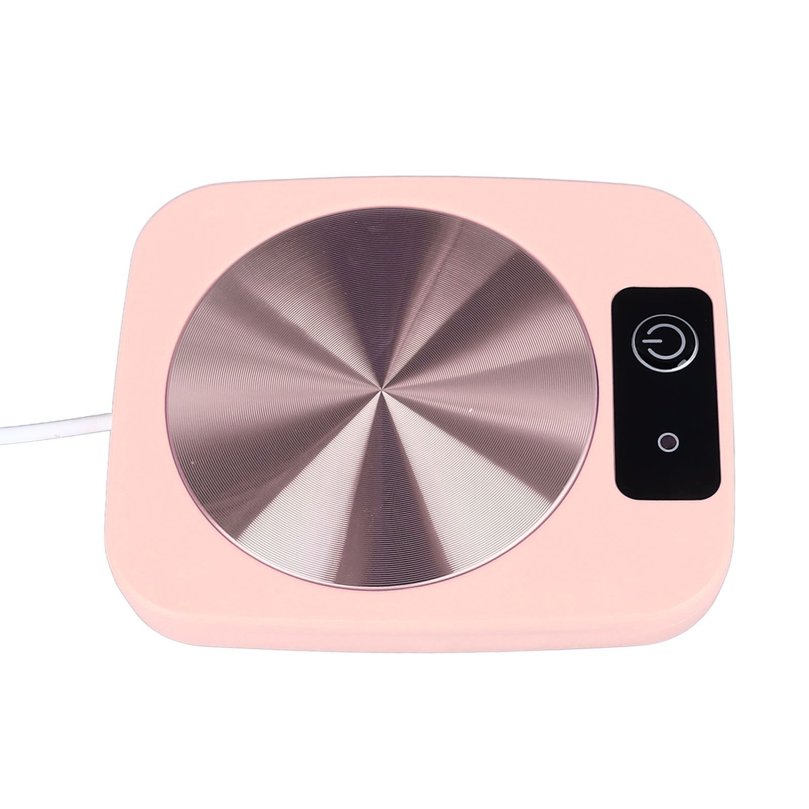 Coffee Warmer Smart Constant Temperature USB Powered Portable Mug Warmer for Office Travel Home Pink - Image 3