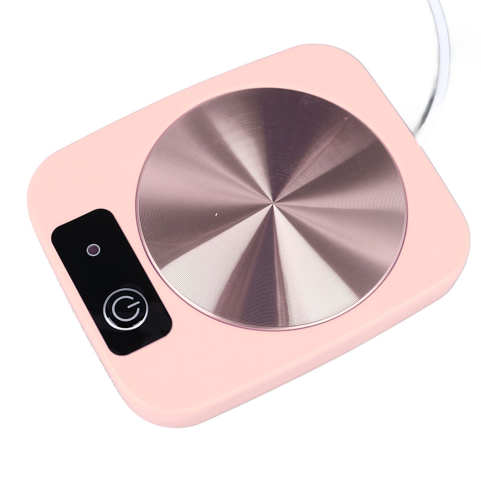 Coffee Warmer Smart Constant Temperature USB Powered Portable Mug Warmer for Office Travel Home Pink - Image 4