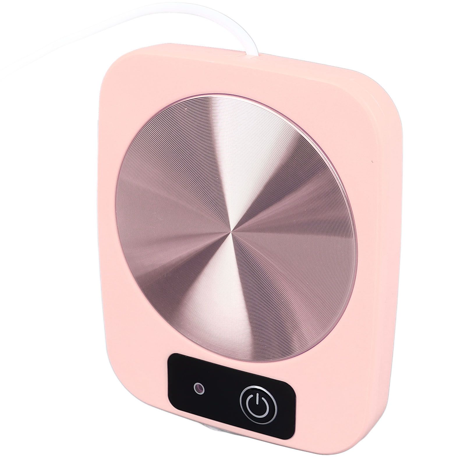 Coffee Warmer Smart Constant Temperature USB Powered Portable Mug Warmer for Office Travel Home Pink - Image 7