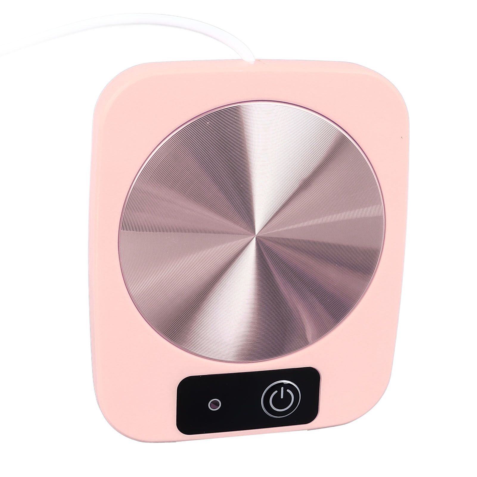 Coffee Warmer Smart Constant Temperature USB Powered Portable Mug Warmer for Office Travel Home Pink - Image 8