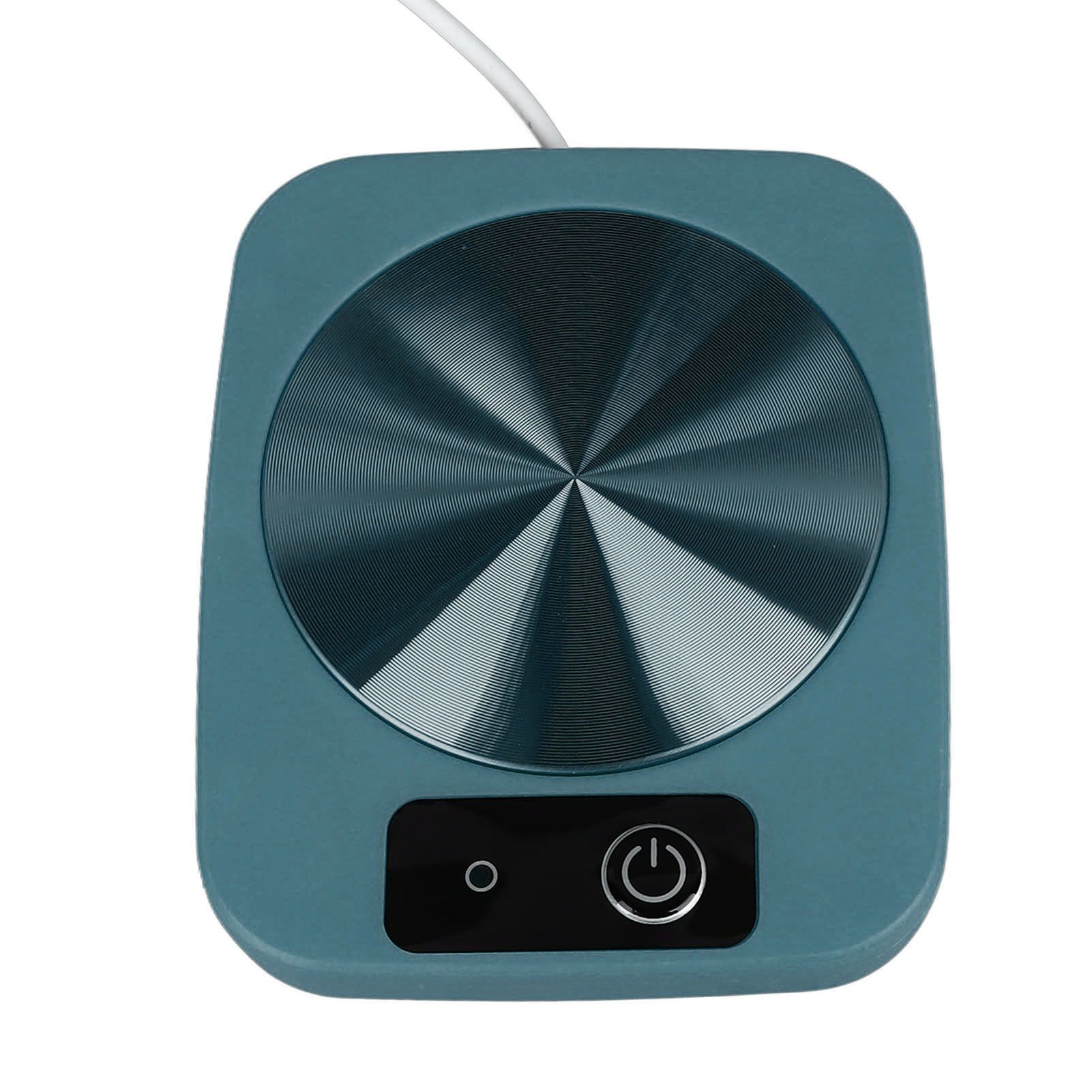 Coffee Warmer Smart Constant Temperature USB Powered Portable Mug Warmer for Office Travel Home Green - Image 2