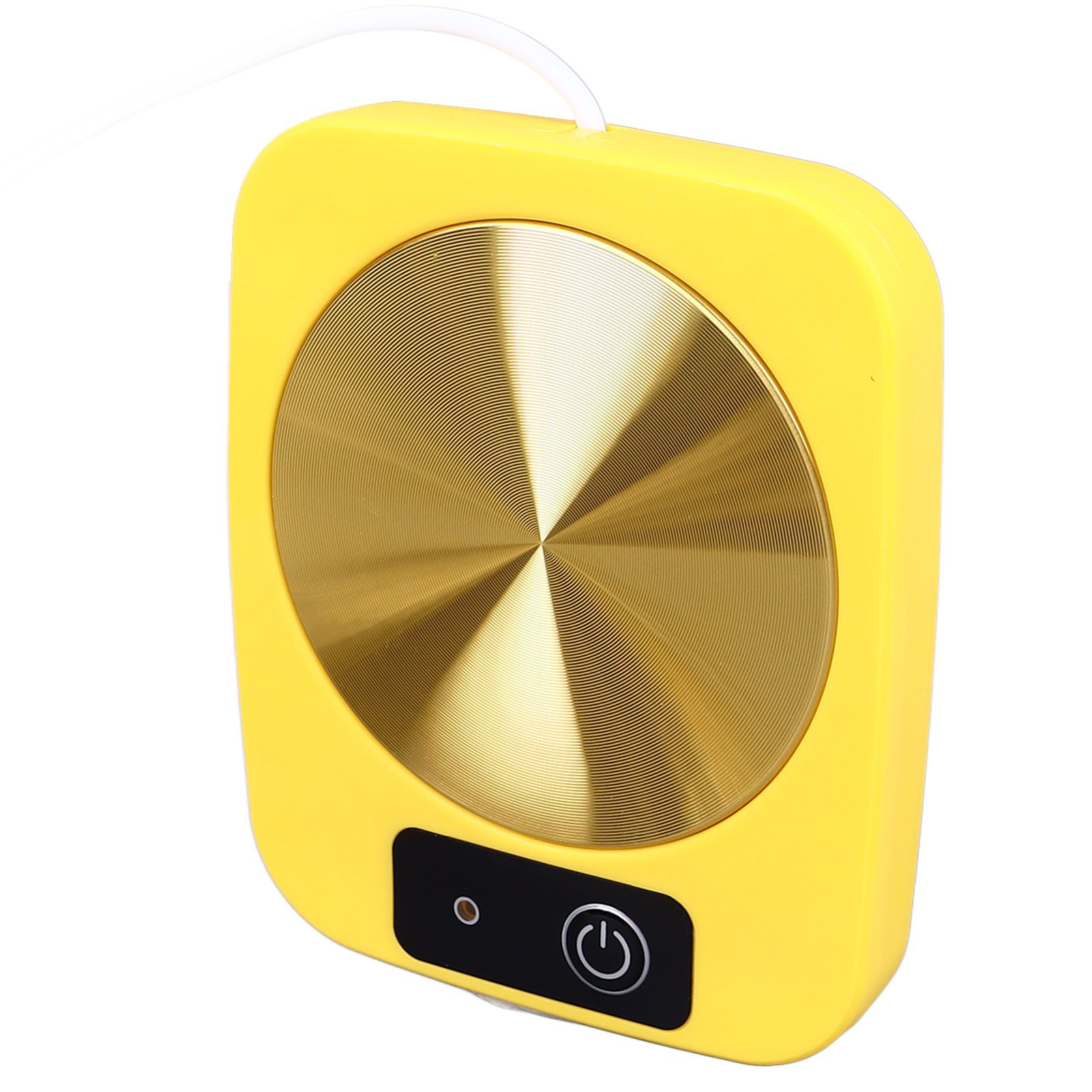 Coffee Warmer Smart Constant Temperature USB Powered Portable Mug Warmer for Office Travel Home Yellow - Image 7