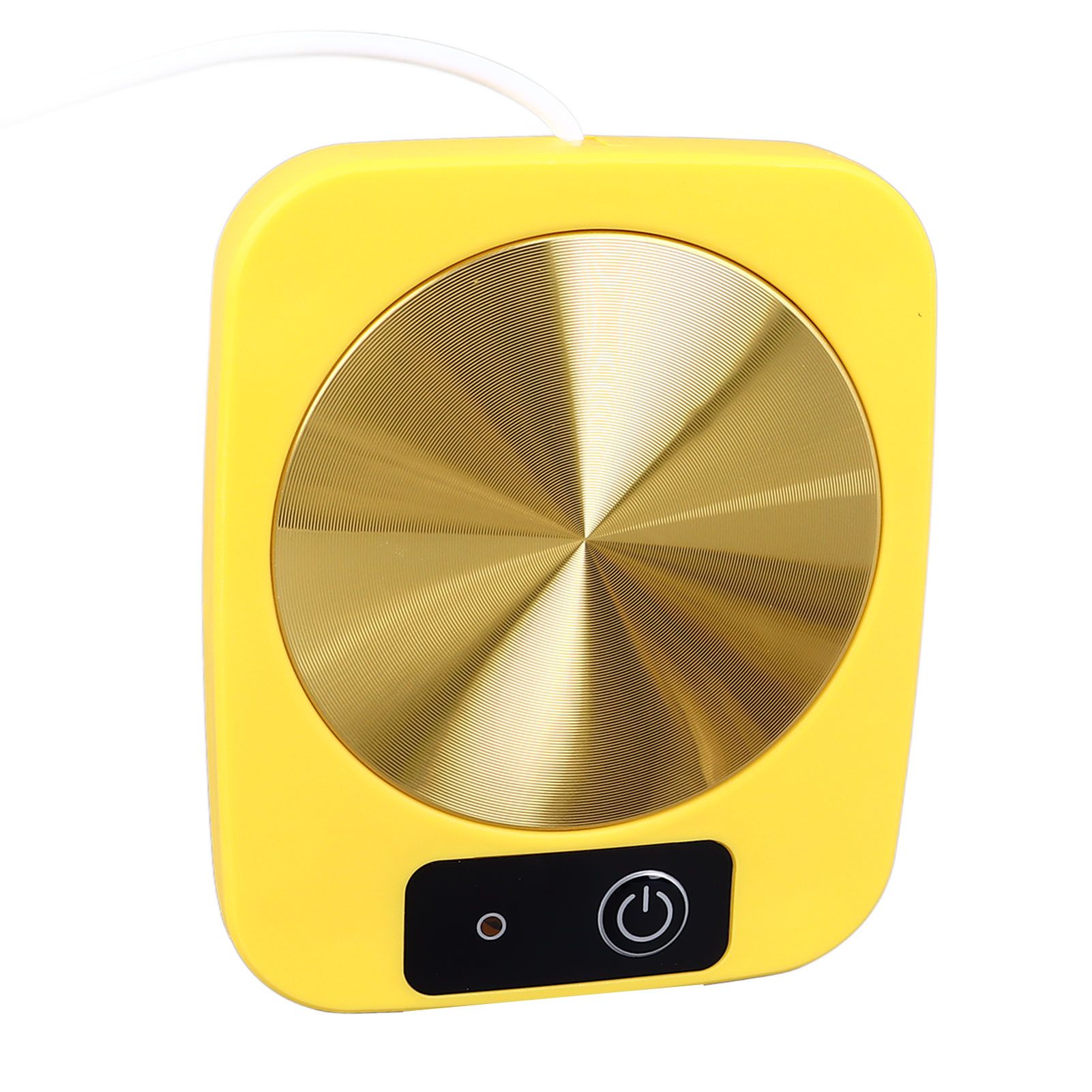 Coffee Warmer Smart Constant Temperature USB Powered Portable Mug Warmer for Office Travel Home Yellow - Image 8