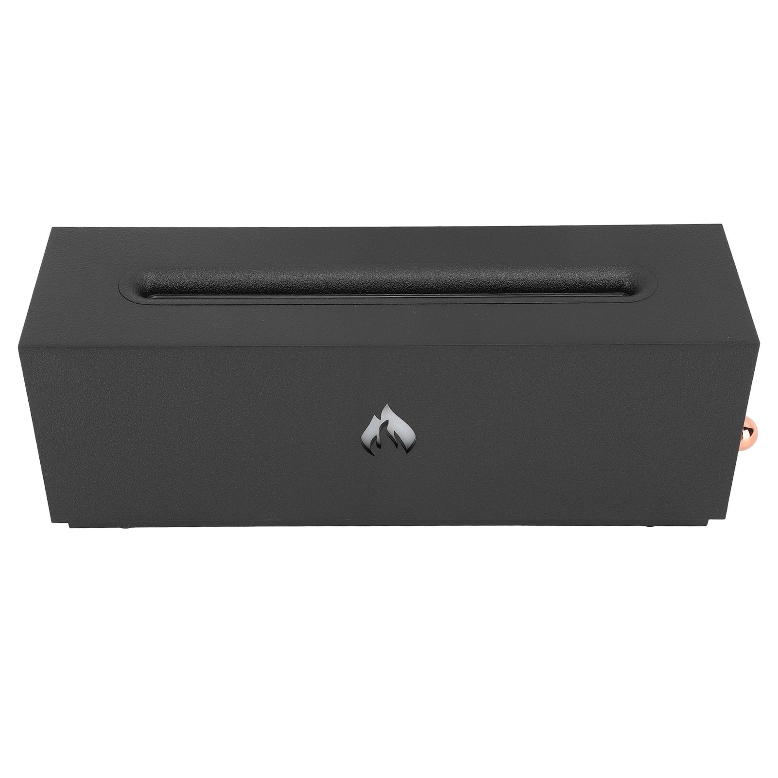 Flame Air Diffuser 3D Fireplace Appearance Multi Colored Fire Automatic Power Off Protection 320ml Silent Flame Mist Air Humidifier for Bedroom Office Black - Image 4