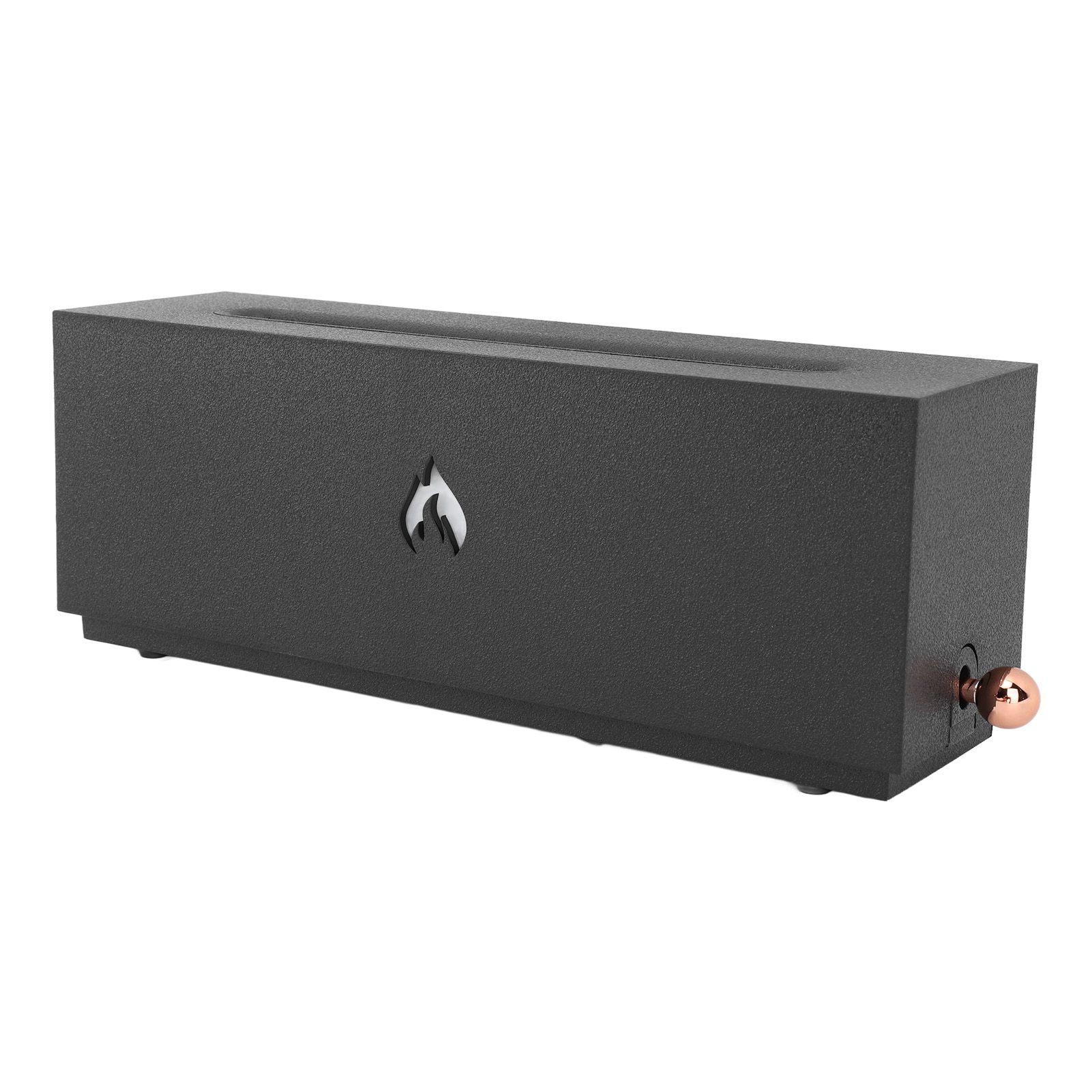 Flame Air Diffuser 3D Fireplace Appearance Multi Colored Fire Automatic Power Off Protection 320ml Silent Flame Mist Air Humidifier for Bedroom Office Black - Image 5