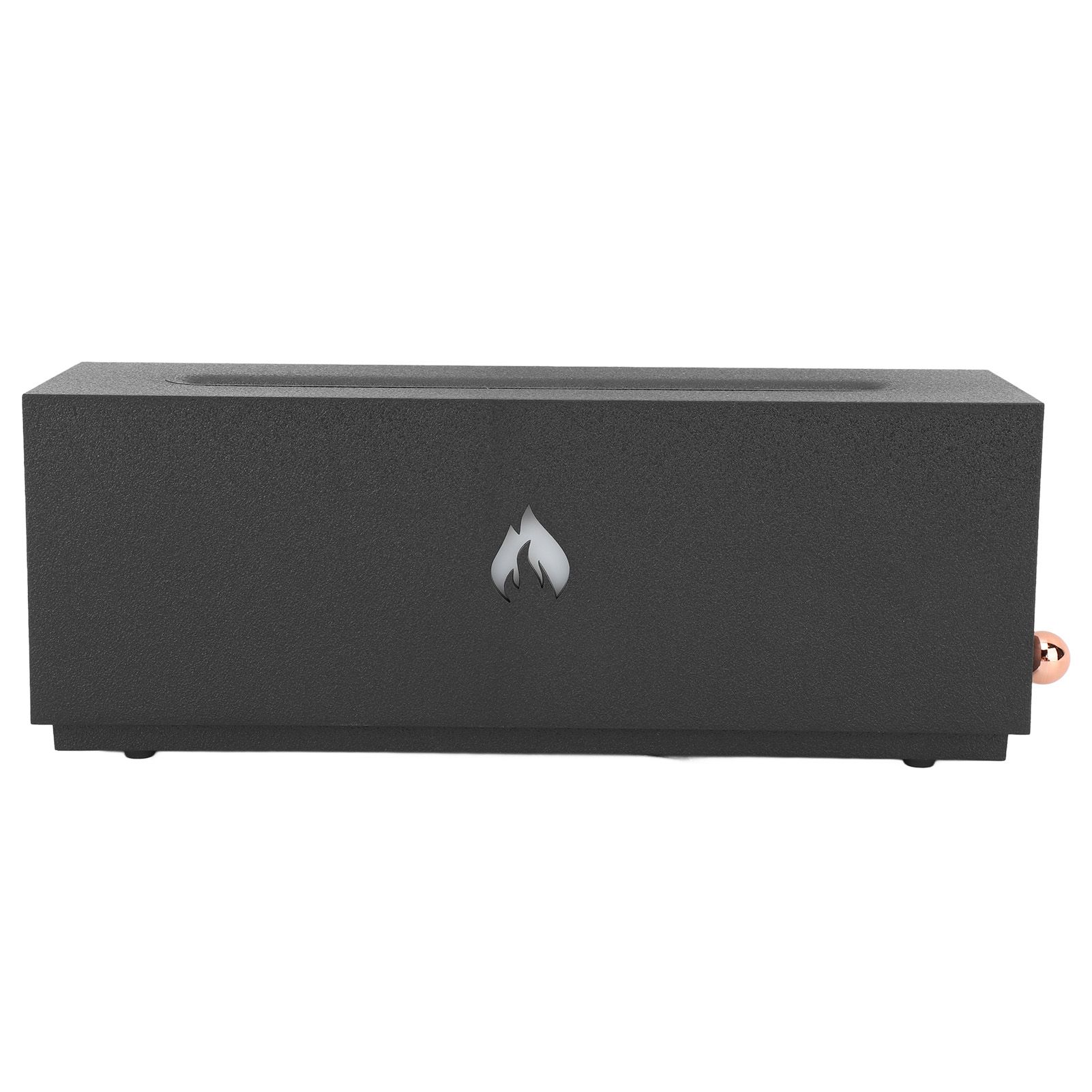 Flame Air Diffuser 3D Fireplace Appearance Multi Colored Fire Automatic Power Off Protection 320ml Silent Flame Mist Air Humidifier for Bedroom Office Black - Image 7