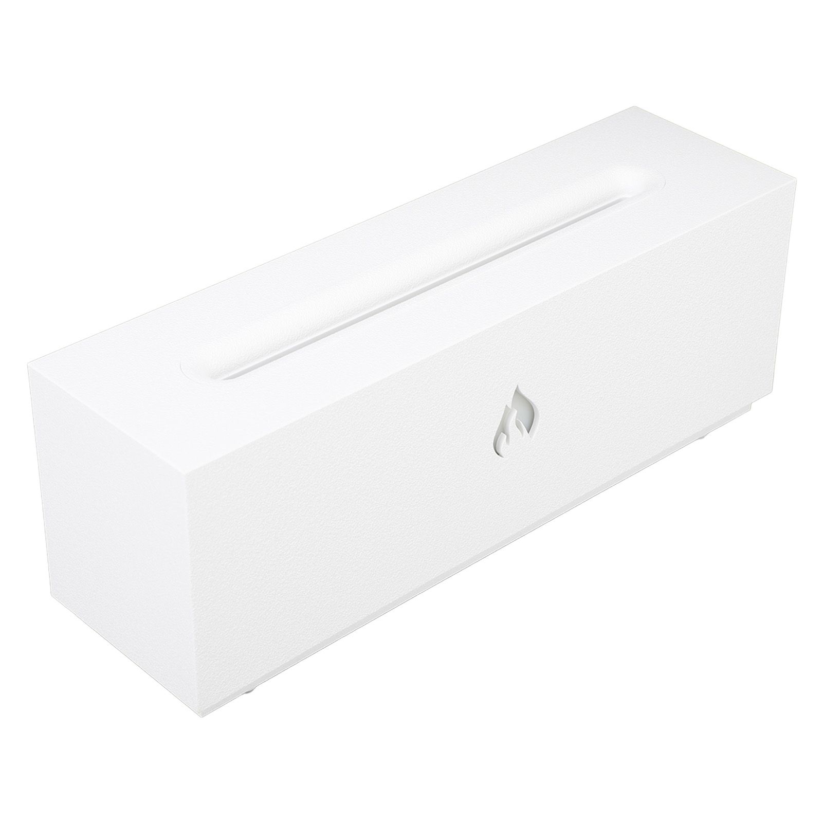 Flame Air Diffuser 3D Fireplace Appearance Multi Colored Fire Automatic Power Off Protection 320ml Silent Flame Mist Air Humidifier for Bedroom Office White - Image 6