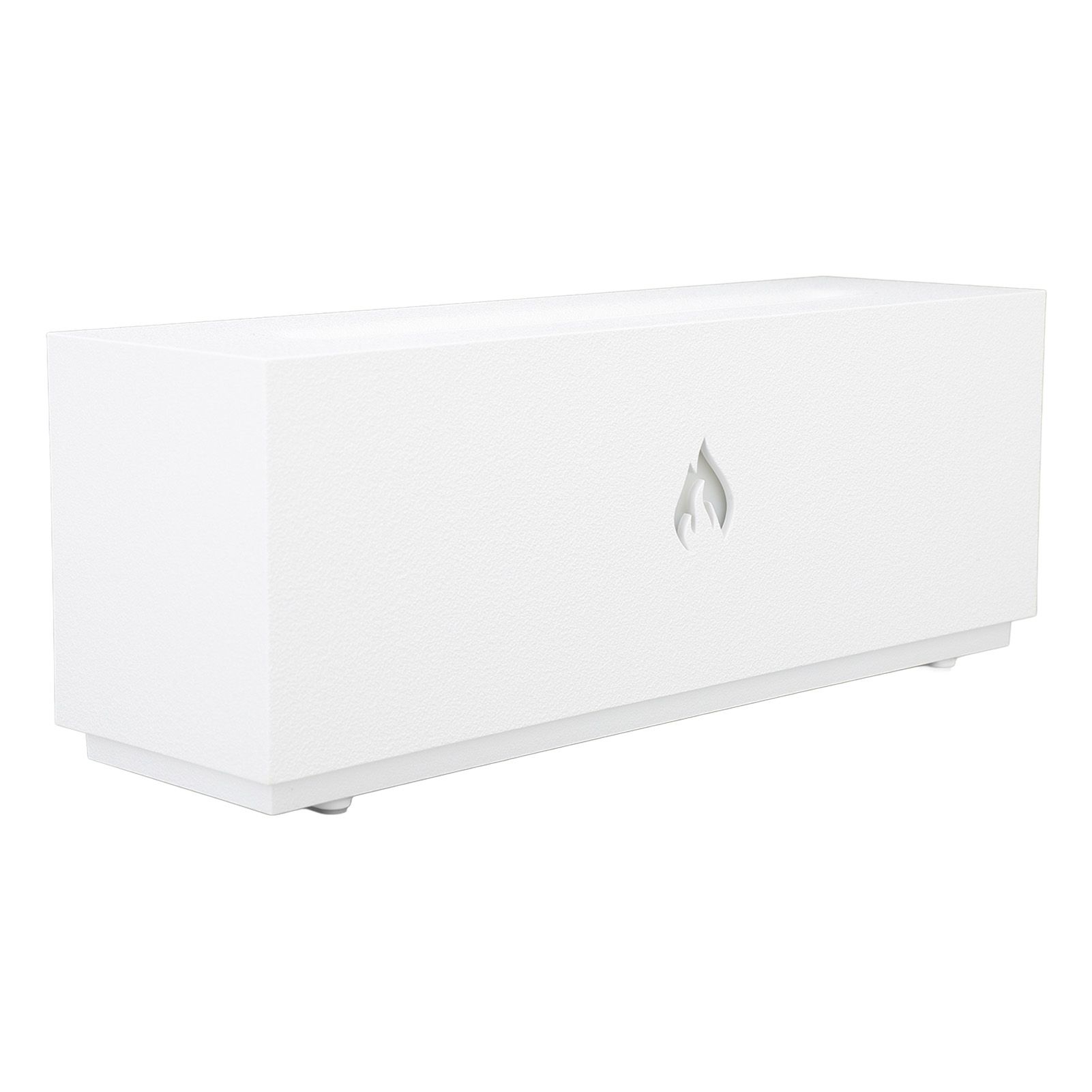 Flame Air Diffuser 3D Fireplace Appearance Multi Colored Fire Automatic Power Off Protection 320ml Silent Flame Mist Air Humidifier for Bedroom Office White - Image 7