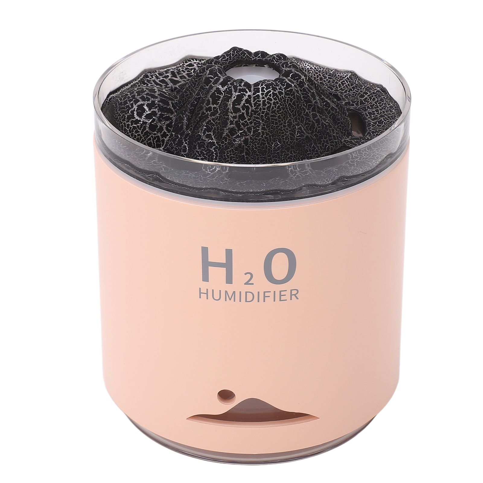 Essential Oil Diffuser Large Capacity Colorful Volcano Appearance Night Light Aromatherapy Oil Humidity Diffuser Pink - Image 3