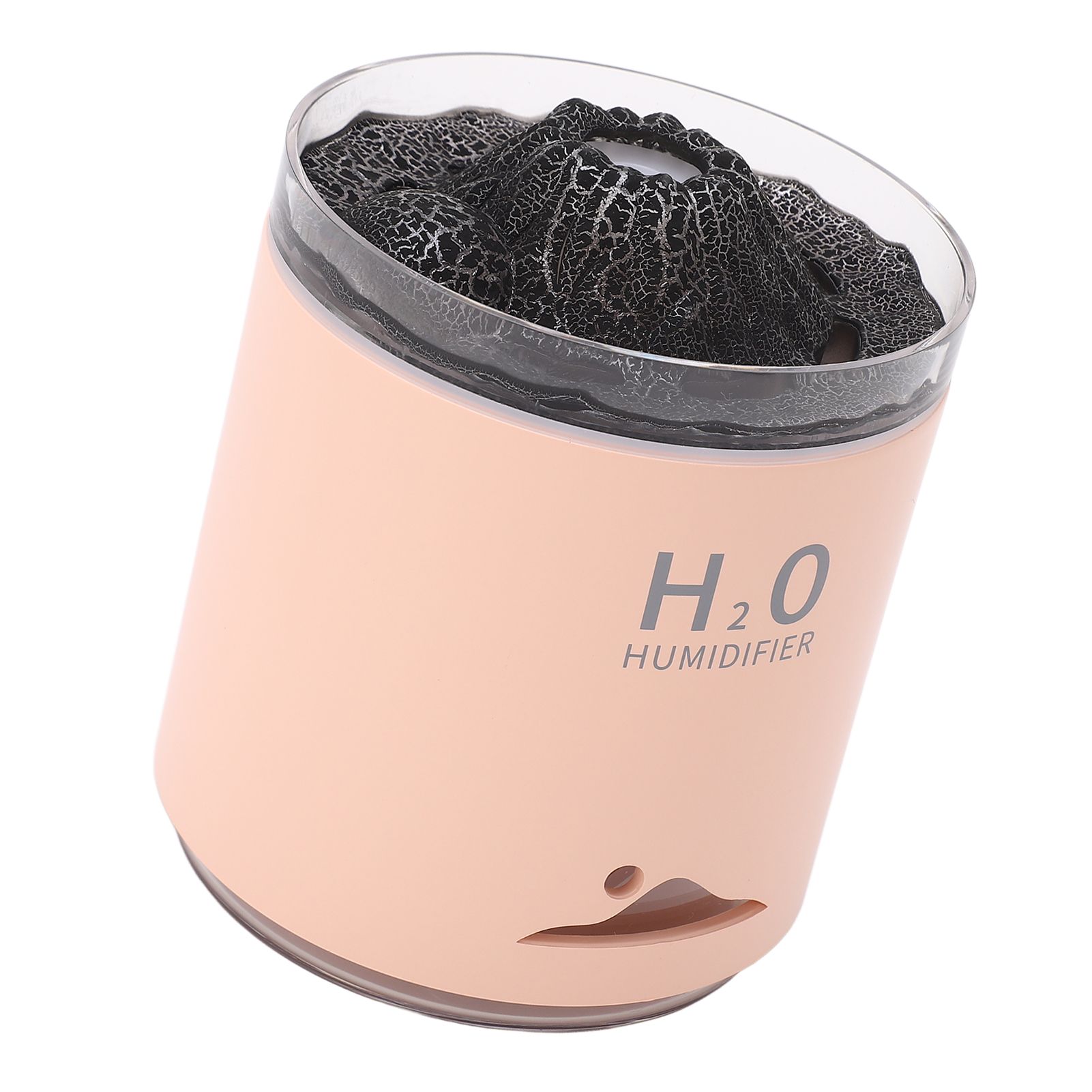 Essential Oil Diffuser Large Capacity Colorful Volcano Appearance Night Light Aromatherapy Oil Humidity Diffuser Pink - Image 5
