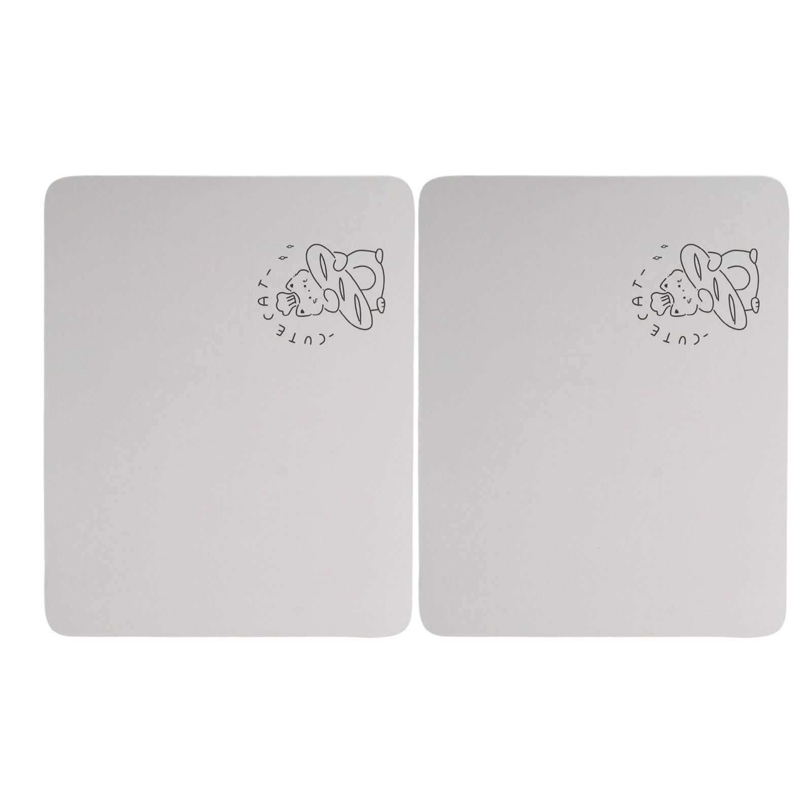 2PCS Coffee Bar Mat Multifunctional Prevent Slip Waterproof Shockproof Absorbent Dish Drying Mat for Kitchen Counter 30x40cm / 11.8x15.7in - Image 2