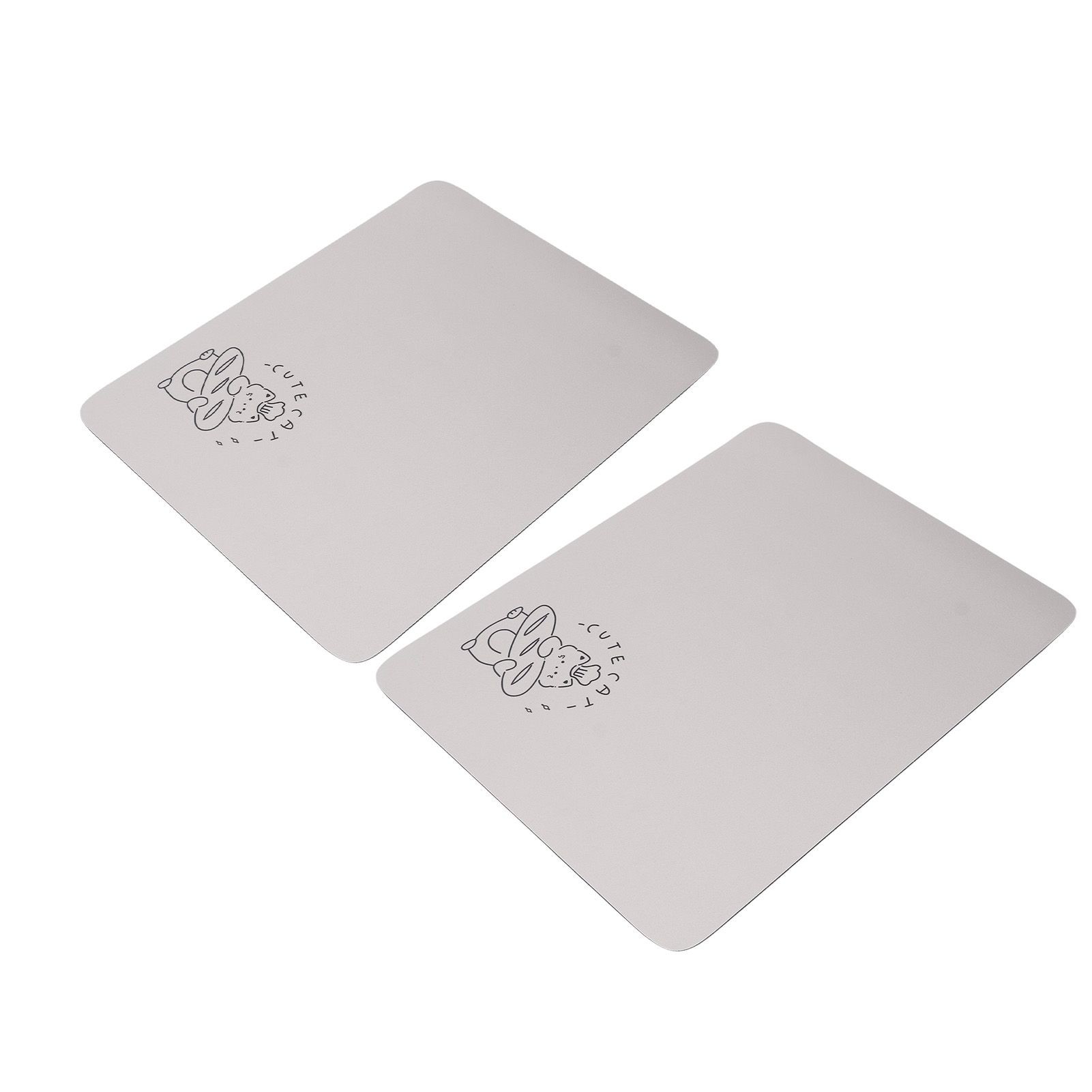 2PCS Coffee Bar Mat Multifunctional Prevent Slip Waterproof Shockproof Absorbent Dish Drying Mat for Kitchen Counter 30x40cm / 11.8x15.7in - Image 3