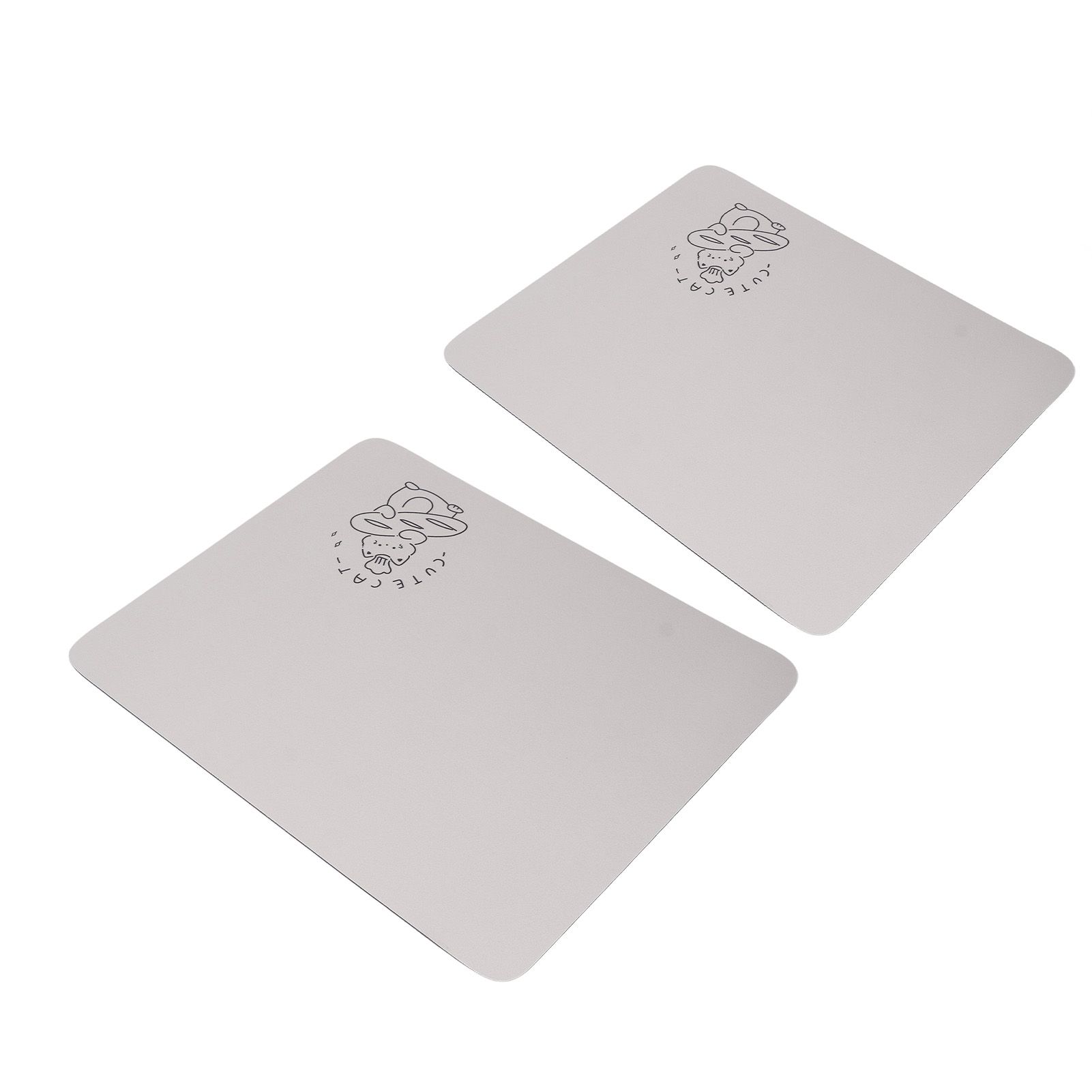 2PCS Coffee Bar Mat Multifunctional Prevent Slip Waterproof Shockproof Absorbent Dish Drying Mat for Kitchen Counter 30x40cm / 11.8x15.7in - Image 7