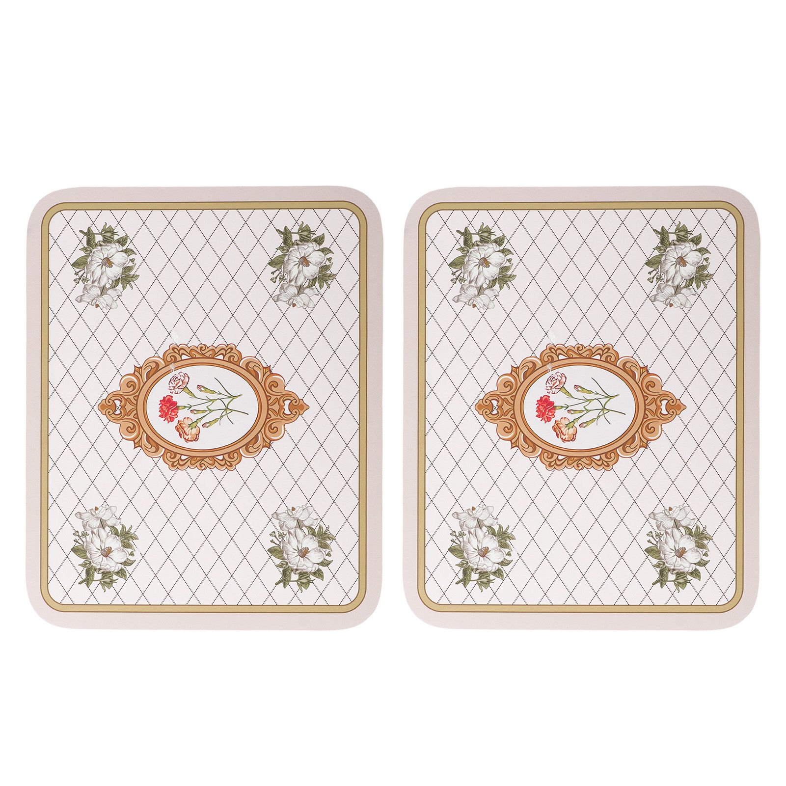 2PCS Coffee Mat Prevent Slip Waterproof Bottom Shockproof Absorbent Dish Drying Mat for Coffee Bar Accessories 50x60cm / 19.7x23.6in - Image 2
