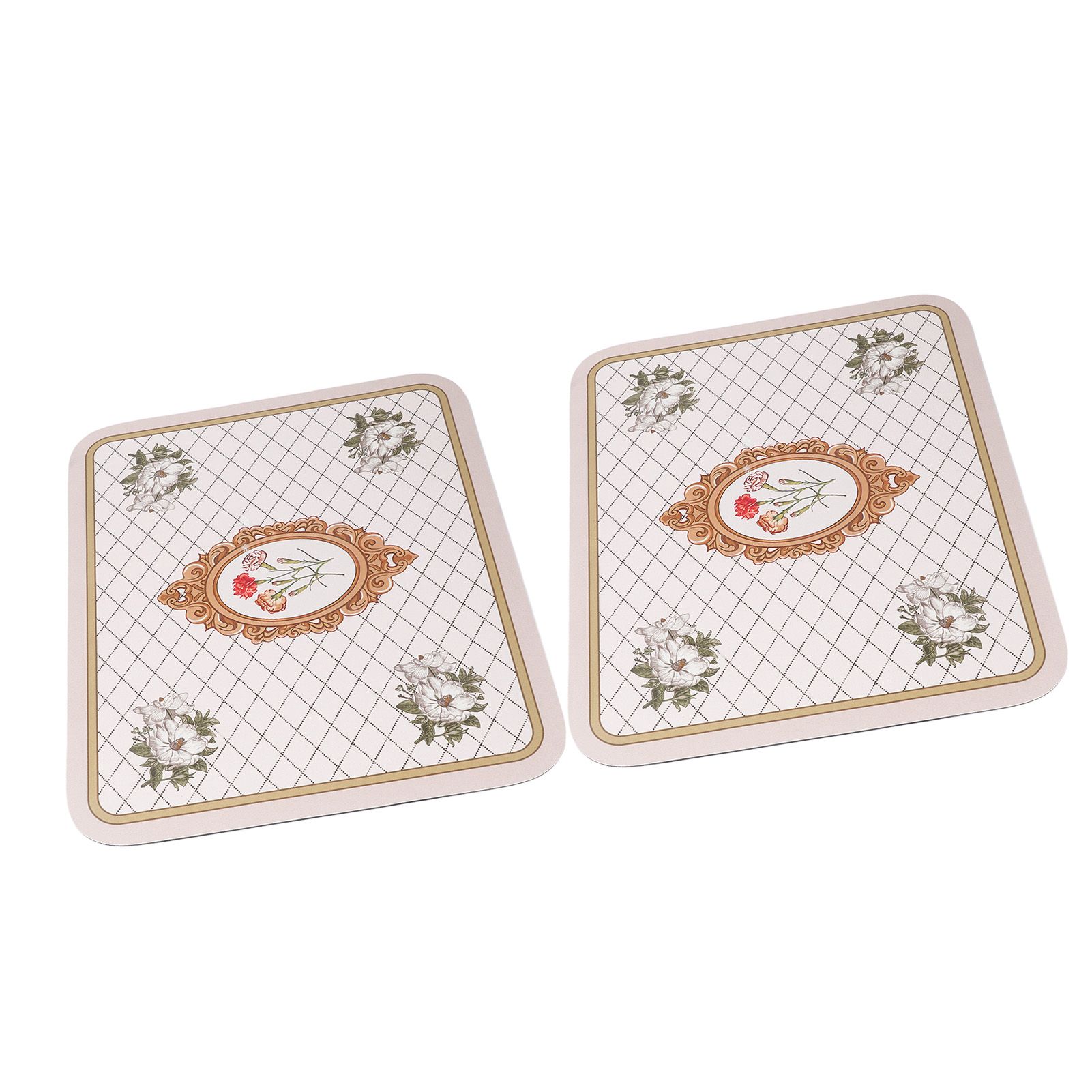 2PCS Coffee Mat Prevent Slip Waterproof Bottom Shockproof Absorbent Dish Drying Mat for Coffee Bar Accessories 50x60cm / 19.7x23.6in - Image 4