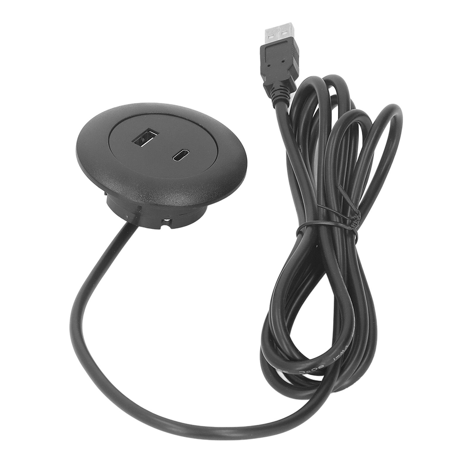 Embedded Charging Round Port Desktop Power Grommet for Sofas Tables Bedside Workbenches Offices Homes 5V Input - Image 5