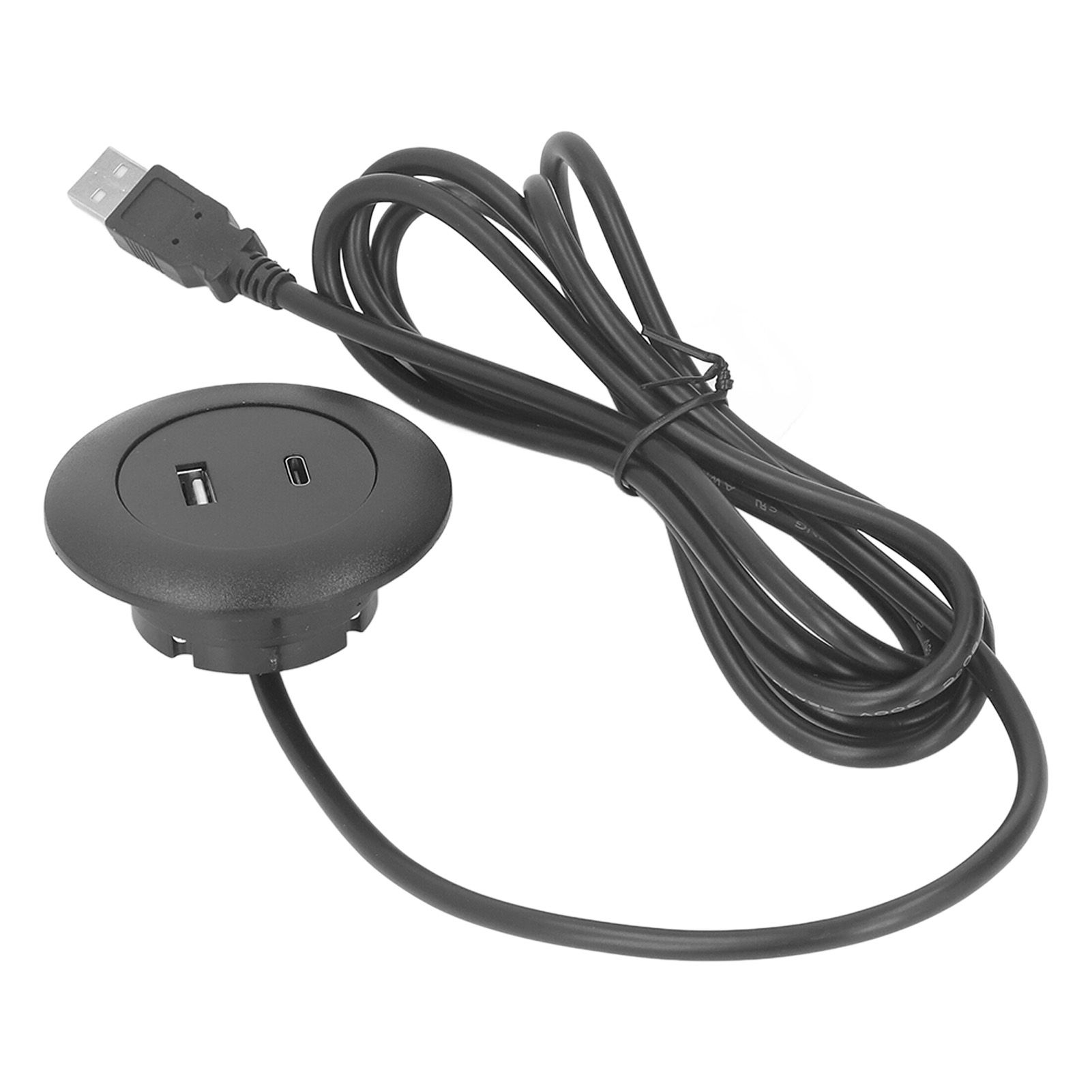 Embedded Charging Round Port Desktop Power Grommet for Sofas Tables Bedside Workbenches Offices Homes 5V Input - Image 6