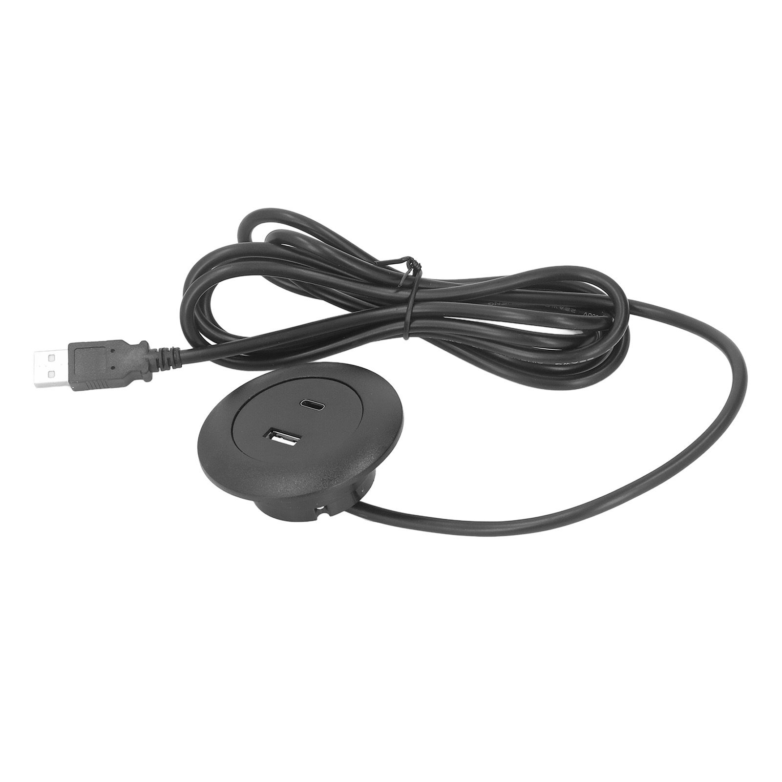 Embedded Charging Round Port Desktop Power Grommet for Sofas Tables Bedside Workbenches Offices Homes 5V Input - Image 7