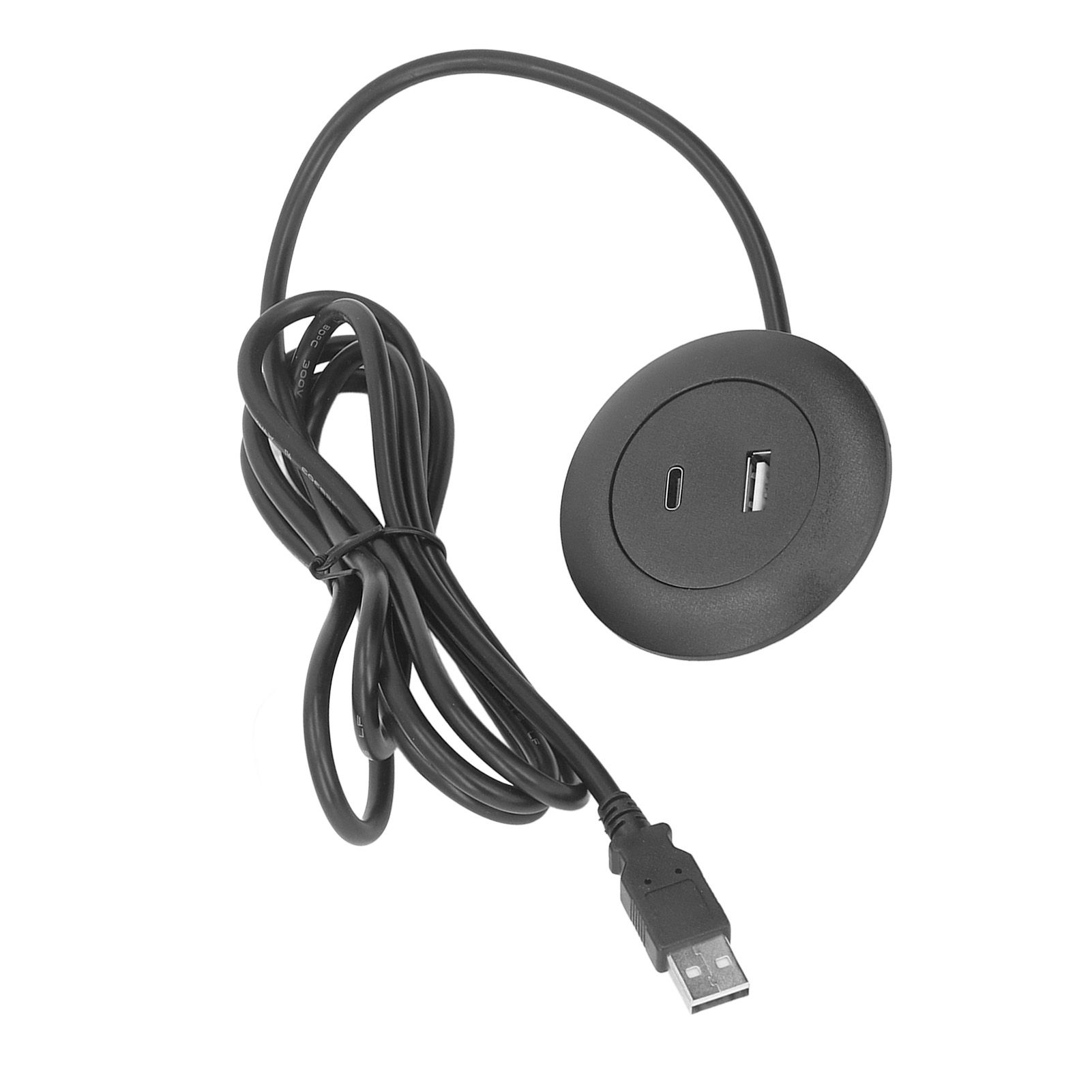Embedded Charging Round Port Desktop Power Grommet for Sofas Tables Bedside Workbenches Offices Homes 5V Input - Image 8