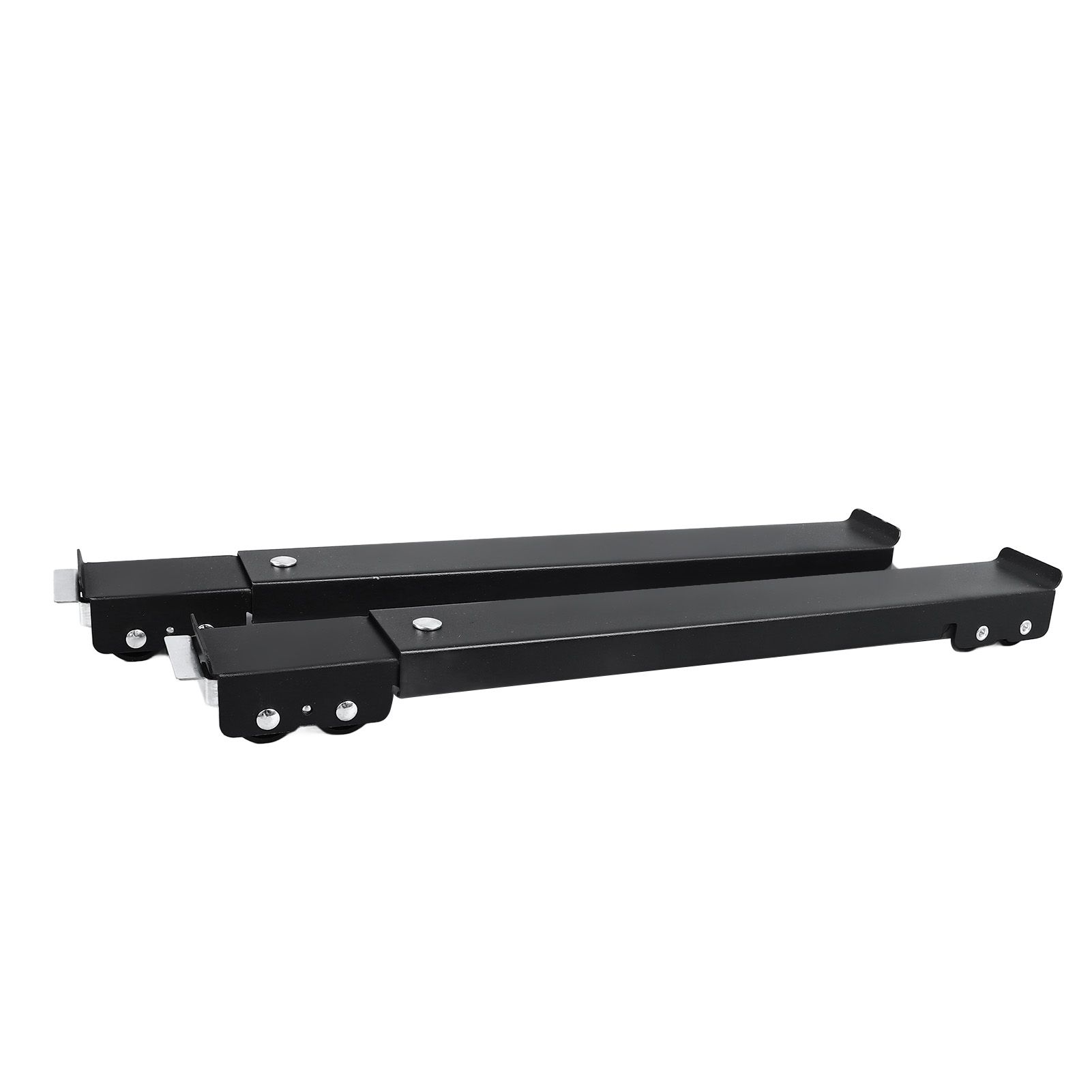 Heavy Duty Extendable Appliance Rollers Mobile Washing Machine Base Furniture Washing Machine Dolly with 24 Roller Brake Black - Image 3