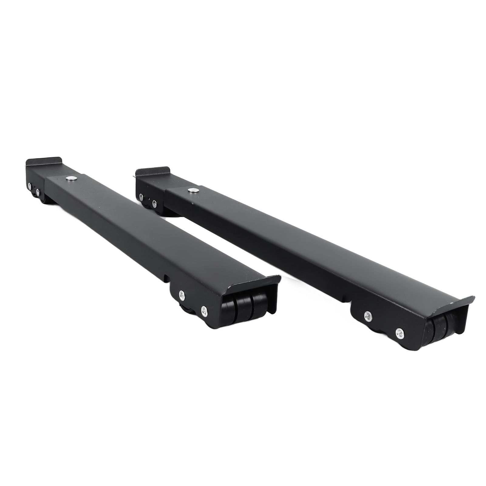 Heavy Duty Extendable Appliance Rollers Mobile Washing Machine Base Furniture Washing Machine Dolly with 24 Roller Brake Black - Image 8
