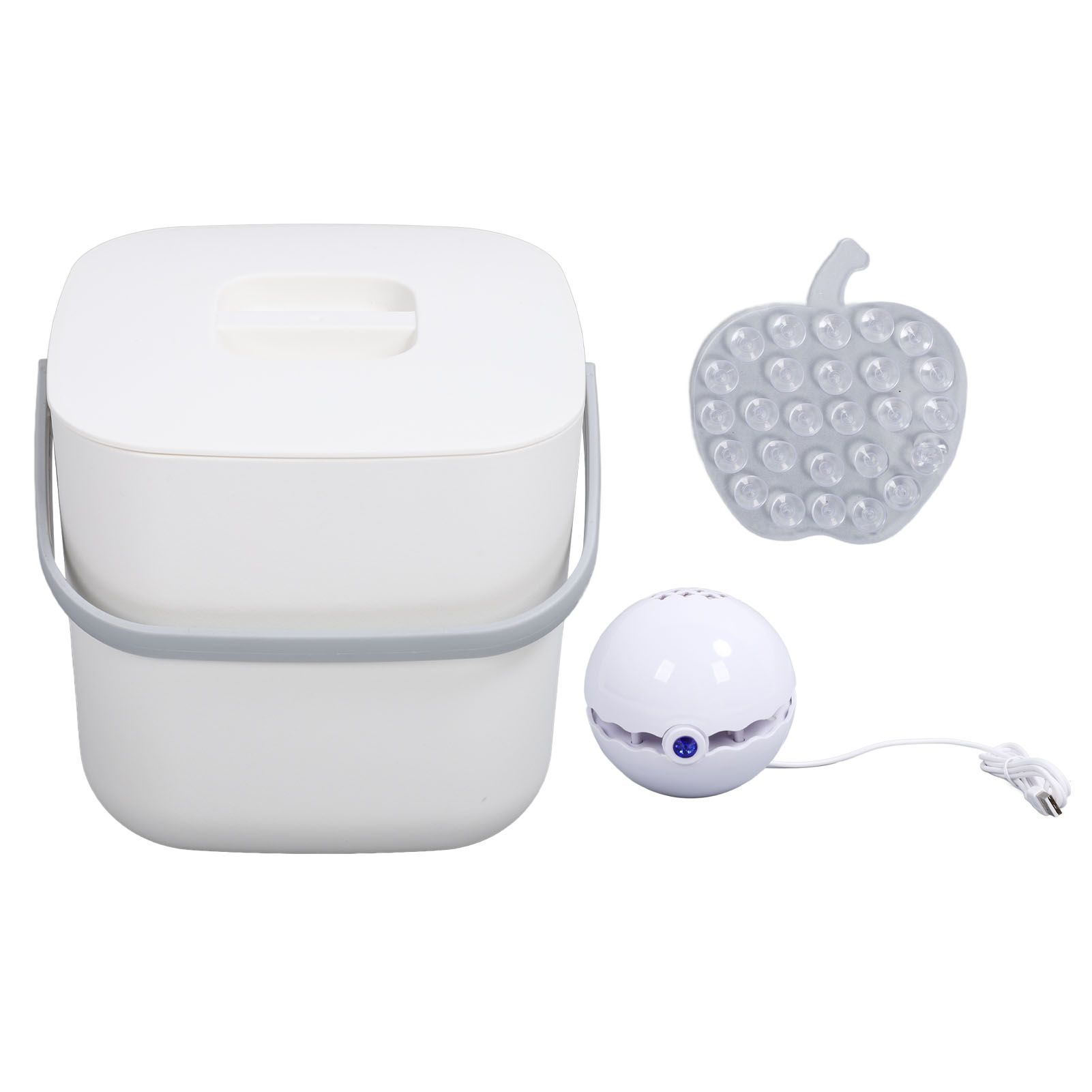 Mini Sink Dishwasher Portable Auto Shutdown Efficient USB Dish Washing Machine for Home Kitchen White Bucket - Image 1
