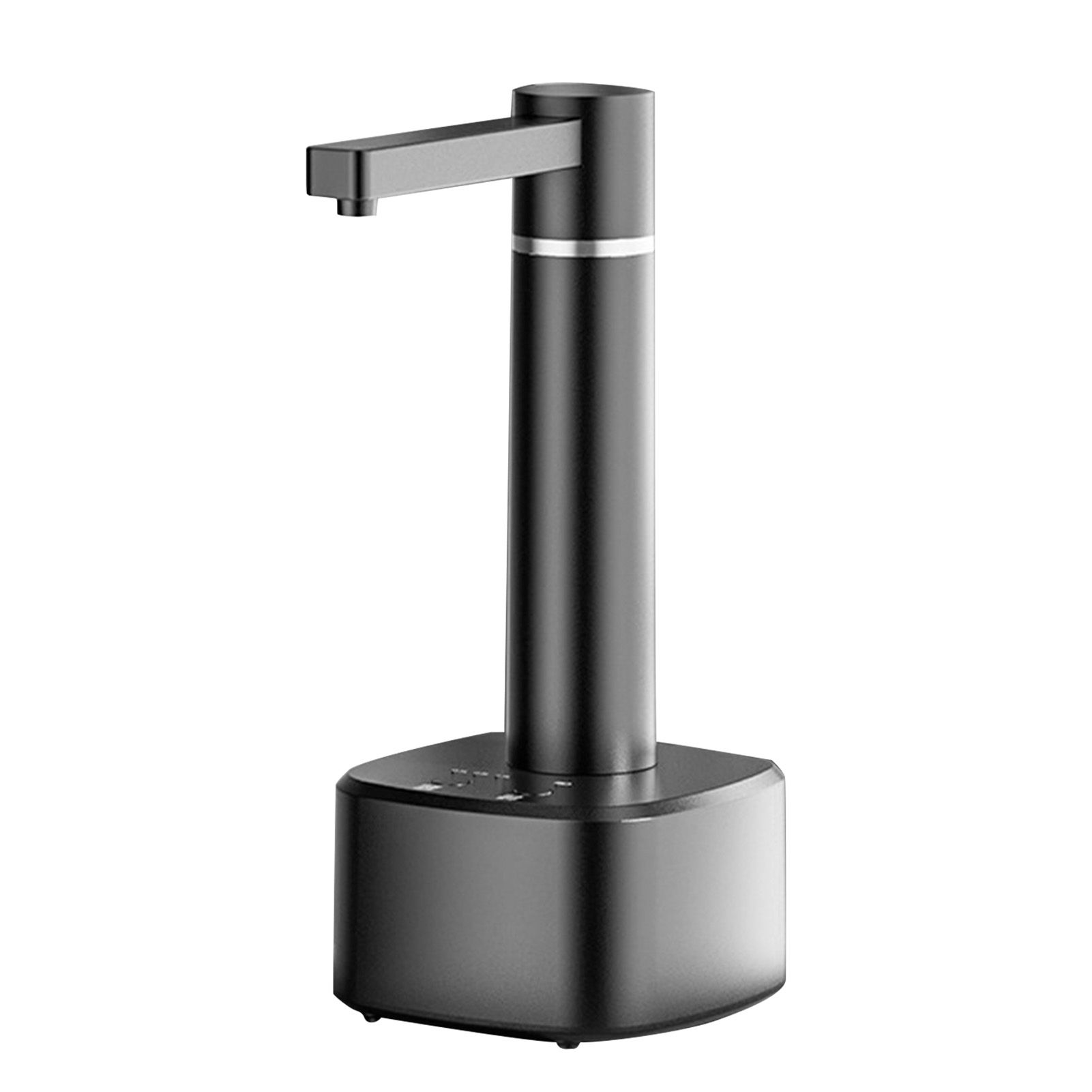 Automatic Drinking Water Bottle Pump Compact Lightweight Smart Highly Efficient Electric Water Dispenser for Home Black - Image 1