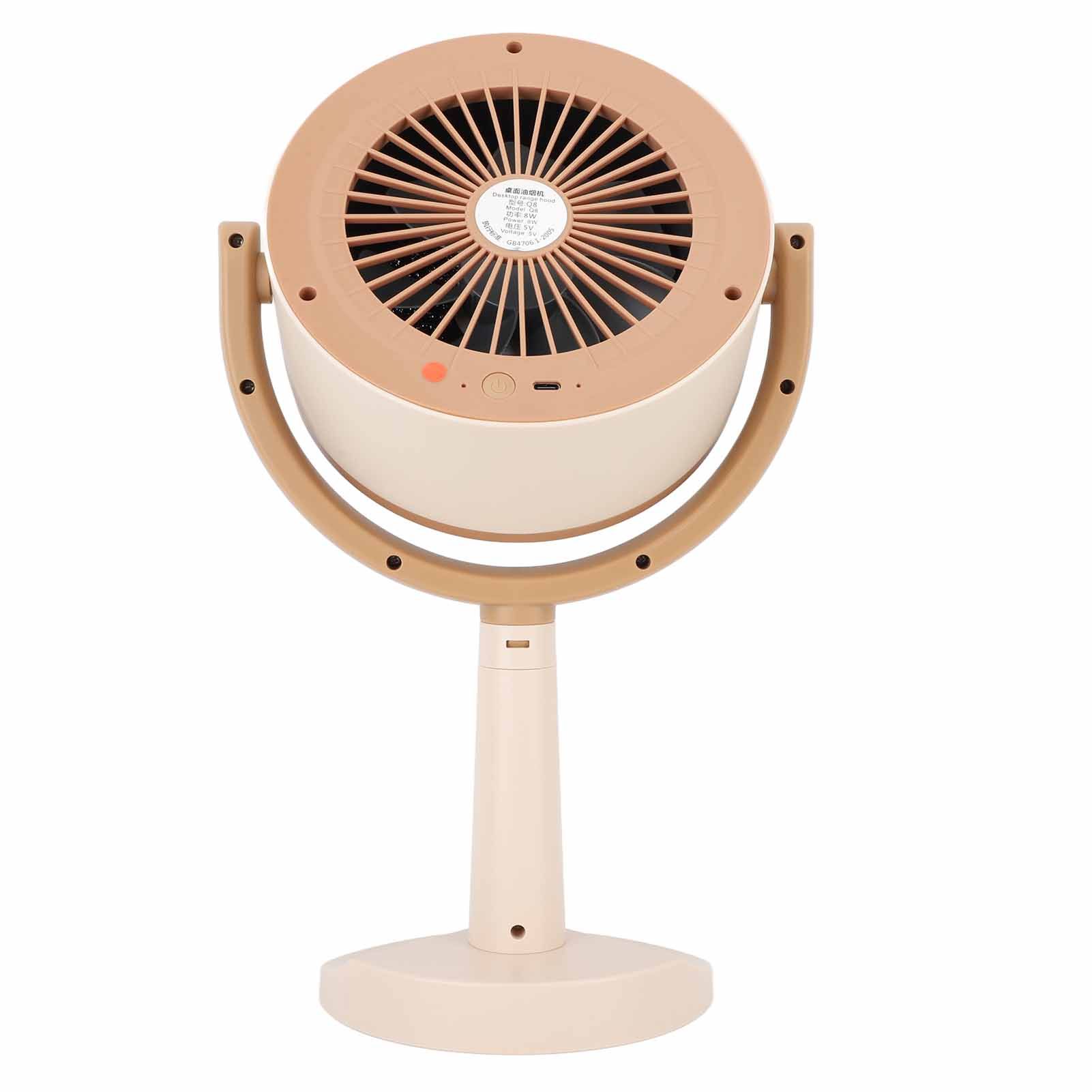 Portable Range Hood Efficient Filtration Strong Adsorption Low Noise Rechargeable Portable Kitchen Exhaust Fan for Family Dinner Outdoor Barbecue - Image 2