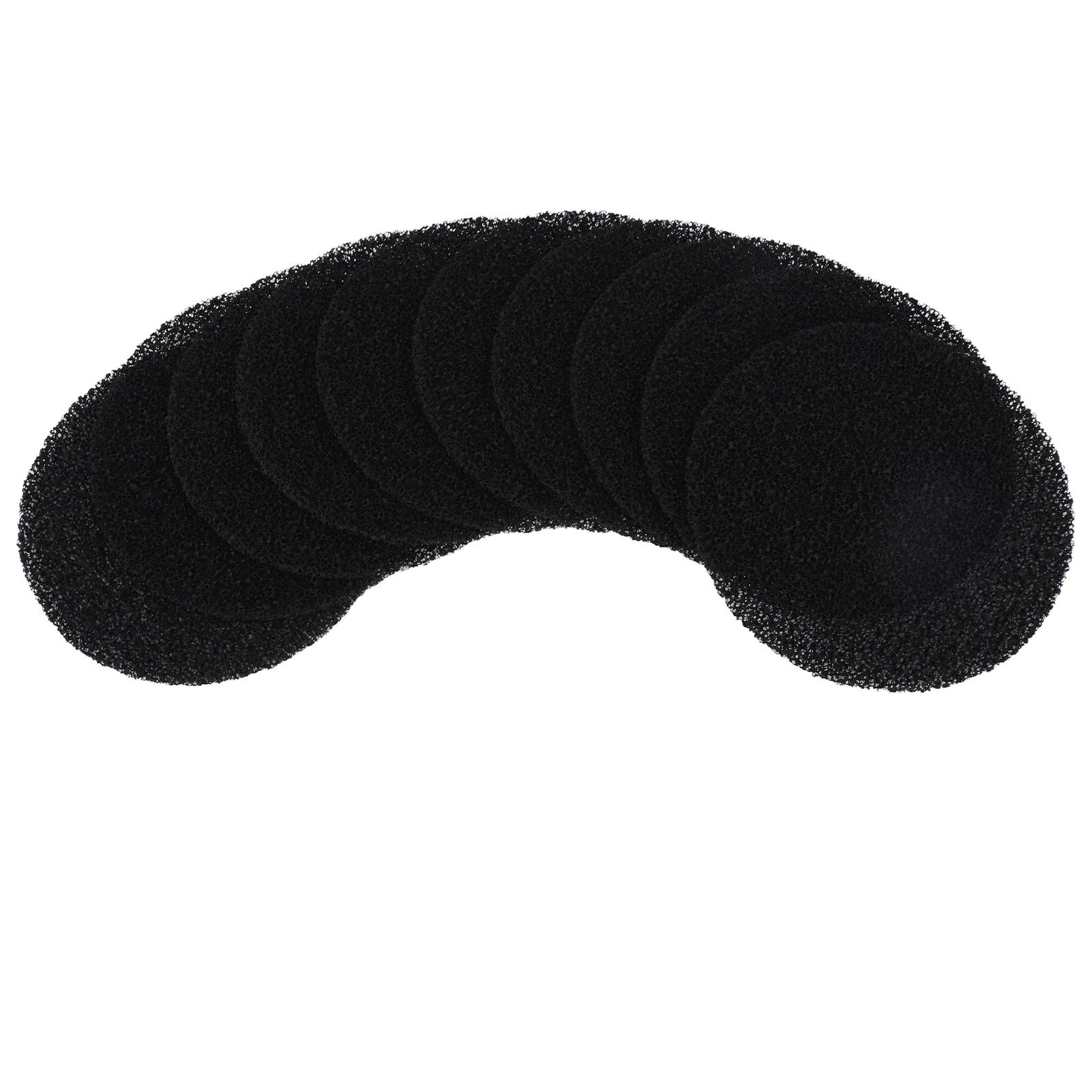 10pcs Mini Desktop Range Hood Filter Sponge Kitchen Range Hood Activated Carbon Filter Sponge Pad - Image 1