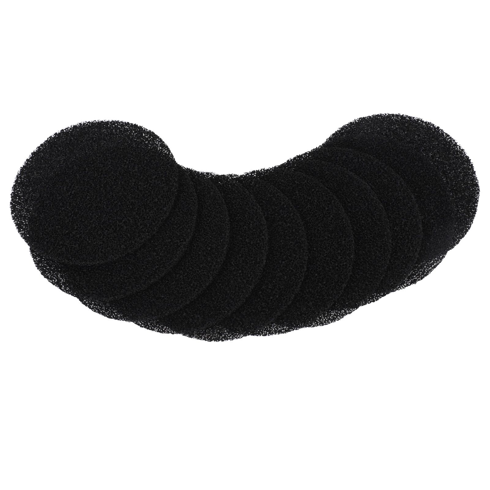 10pcs Mini Desktop Range Hood Filter Sponge Kitchen Range Hood Activated Carbon Filter Sponge Pad - Image 2