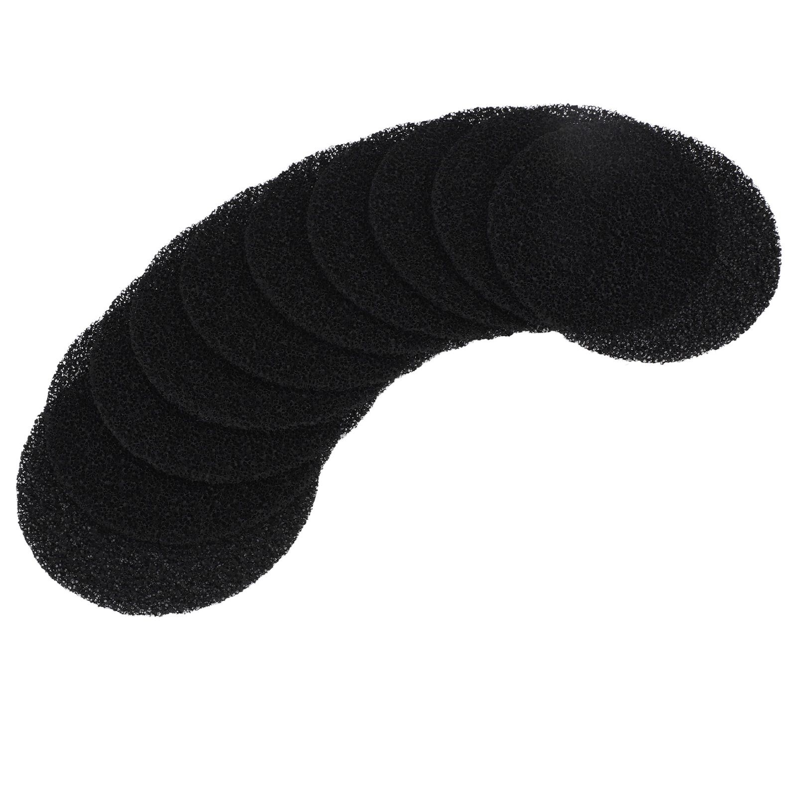 10pcs Mini Desktop Range Hood Filter Sponge Kitchen Range Hood Activated Carbon Filter Sponge Pad - Image 4
